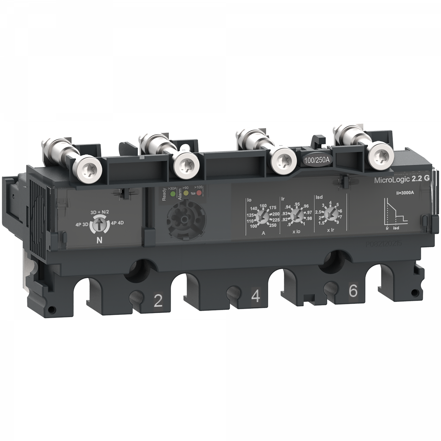 ComPacT NSX - Déclencheur MicroLogic 2.2G 40A - 4P4D pour NSX100-250