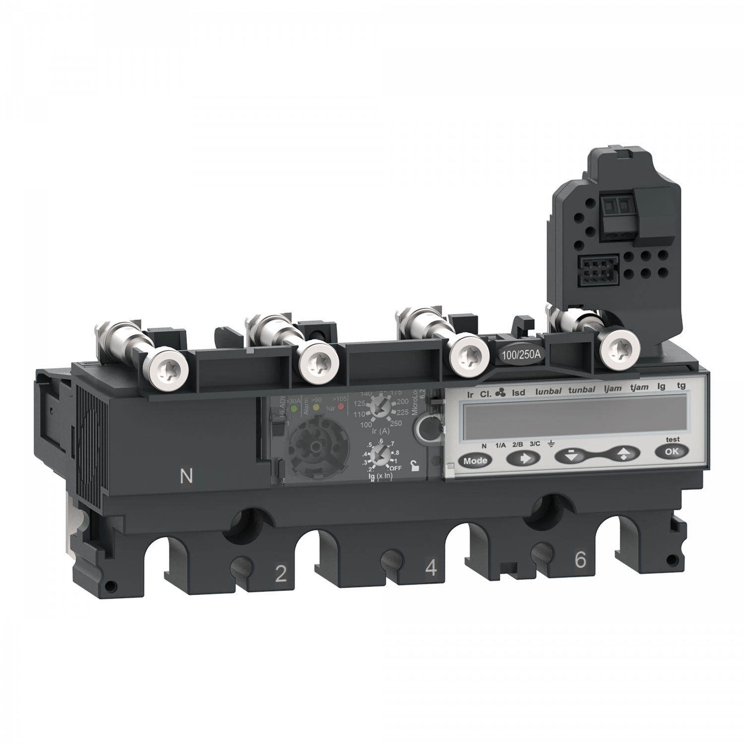 ComPacT NSX - Déclencheur MicroLogic 6.2E 100A - 4P4D pour NSX100-250