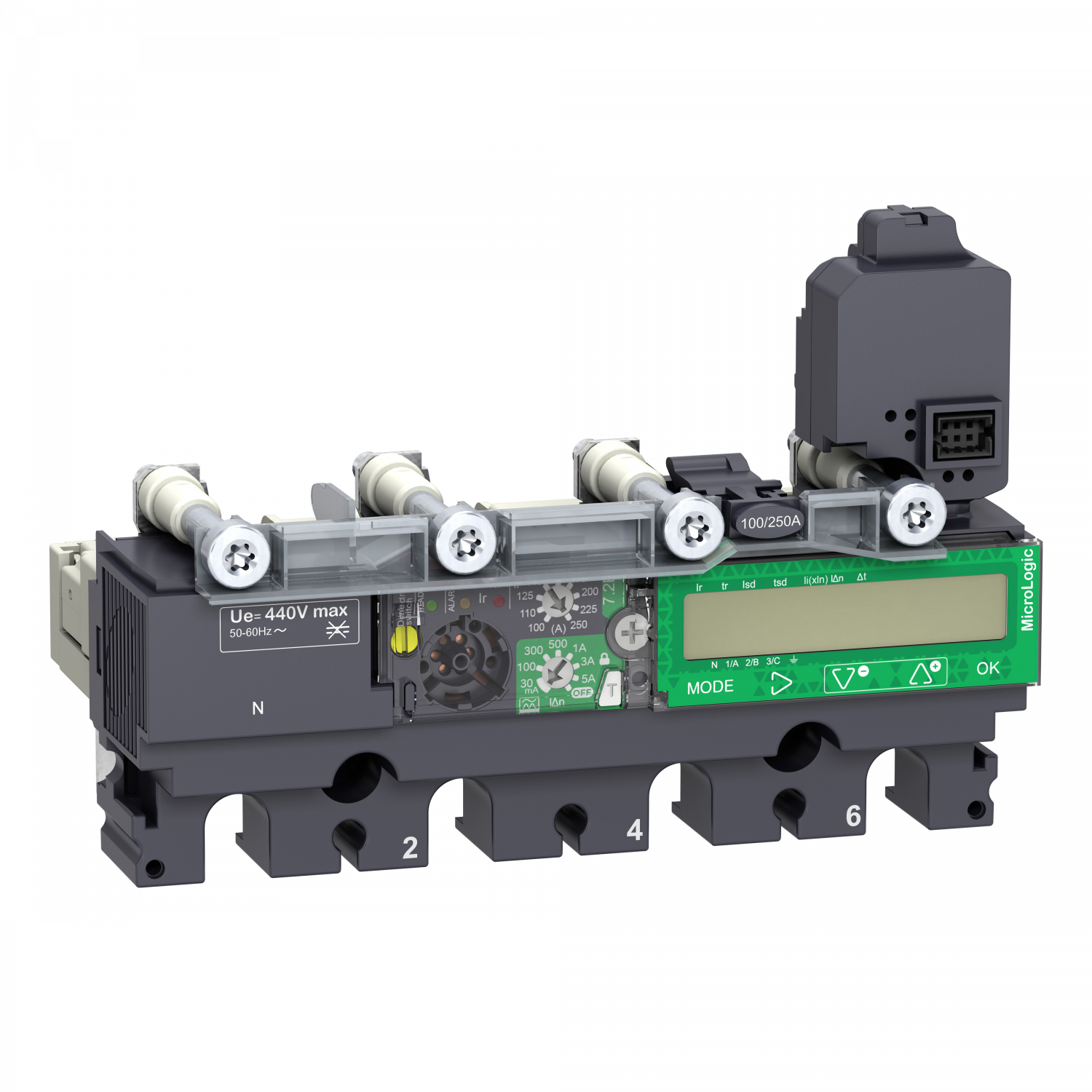ComPacT NSX - Déclencheur MicroLogic 7.2E Vigi 160A - 4P4D pour NSX160-250