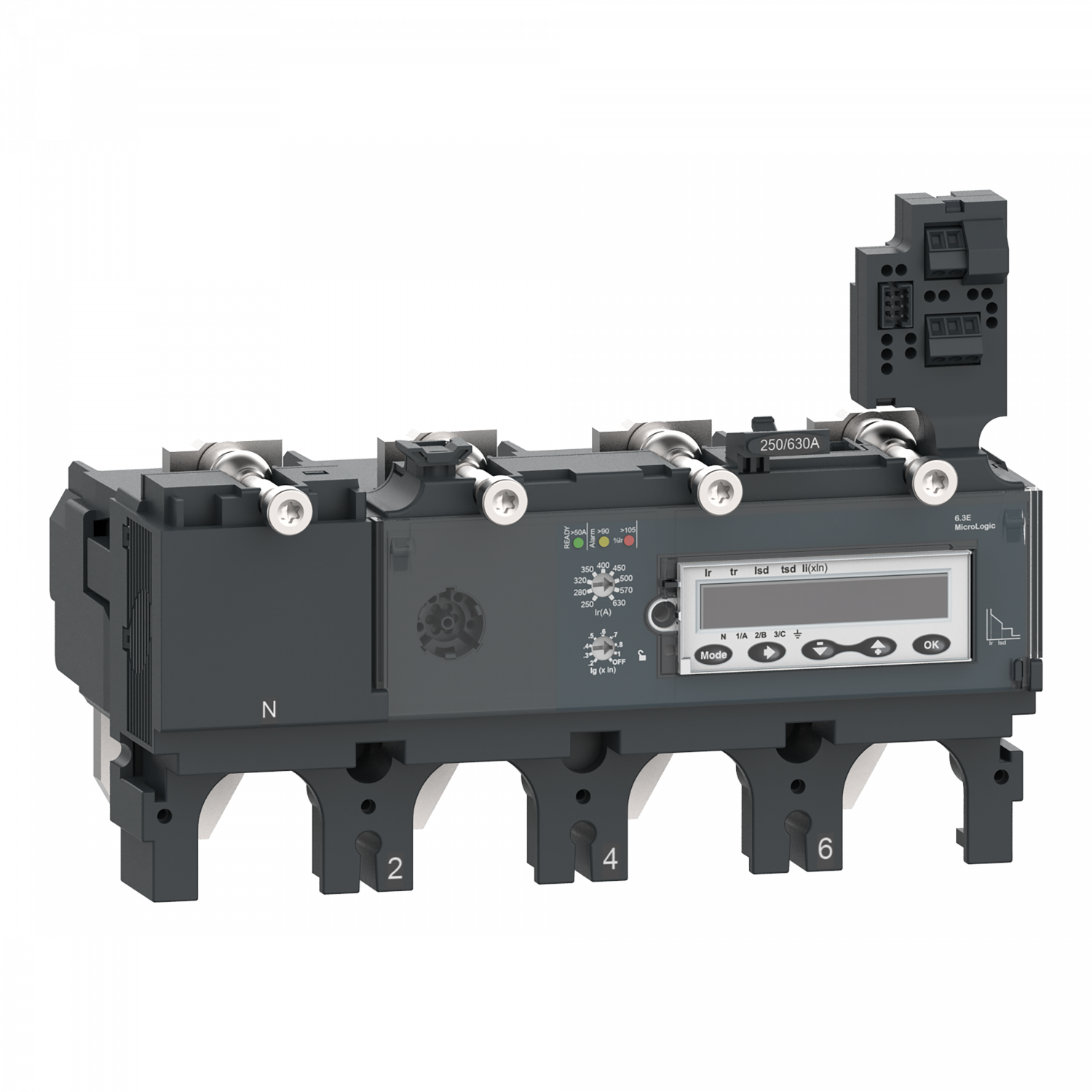 ComPacT NSX - Déclencheur MicroLogic 6.3 E 400A - 4P4D pour NSX400