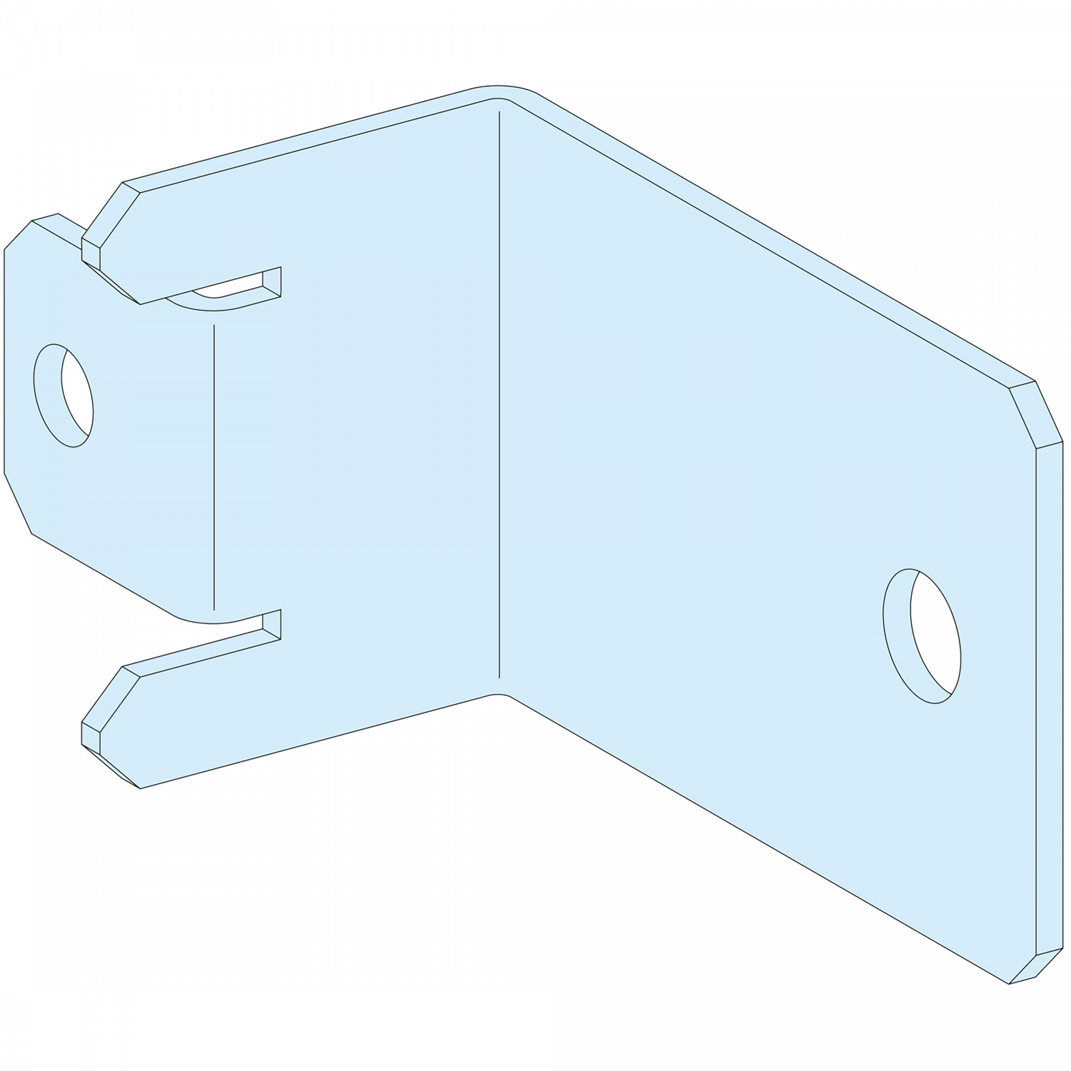 PrismaSeT P - 3 supports verticaux avec repère PE