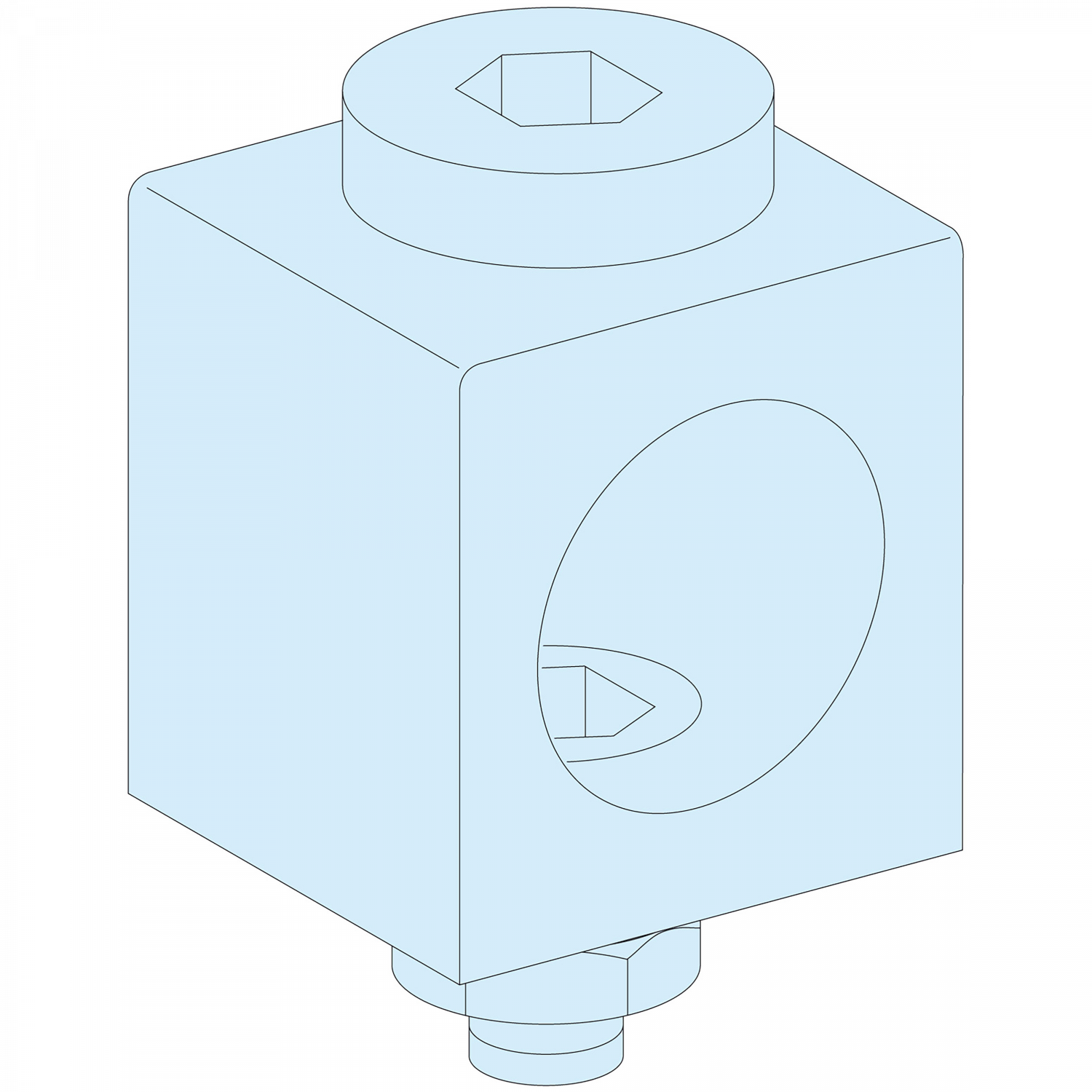 Linergy BS - 4 connecteurs câble 250 à 185 mm2