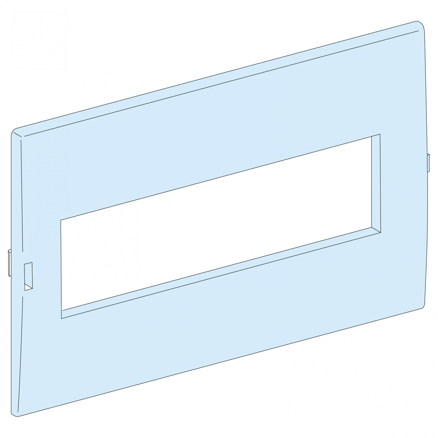 MUREVA - accessoire coffret - plastron pour appareillage modulaire - 18 modules