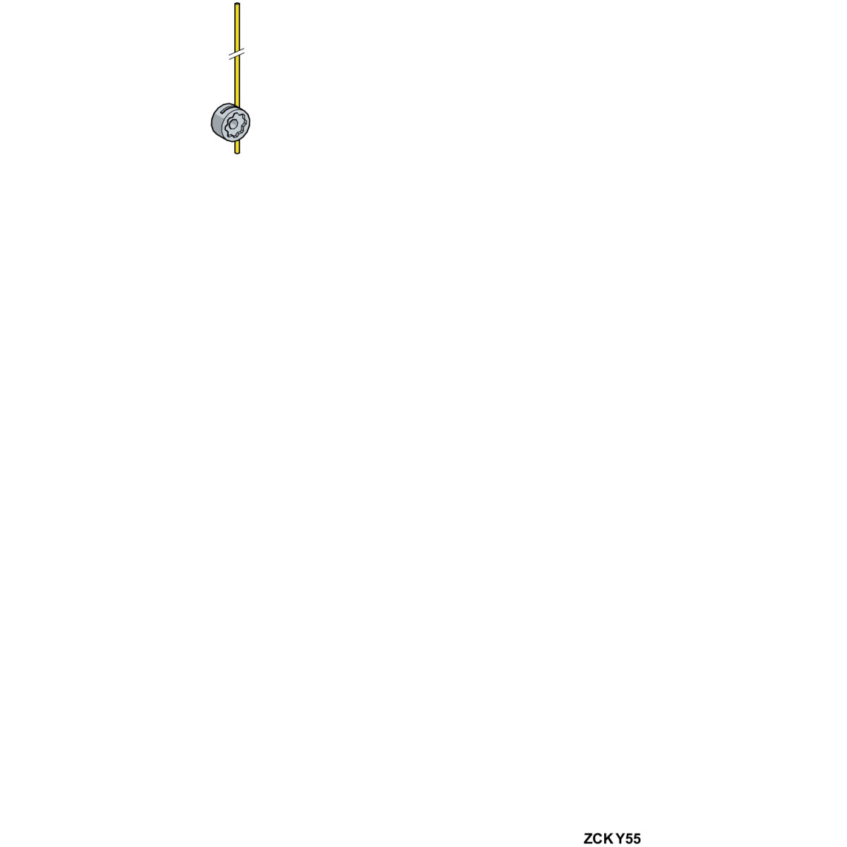 Levier IDP tige fib Ø3mm L=125