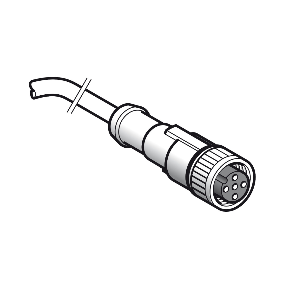CONNECTEUR PRECABLE FEMEL