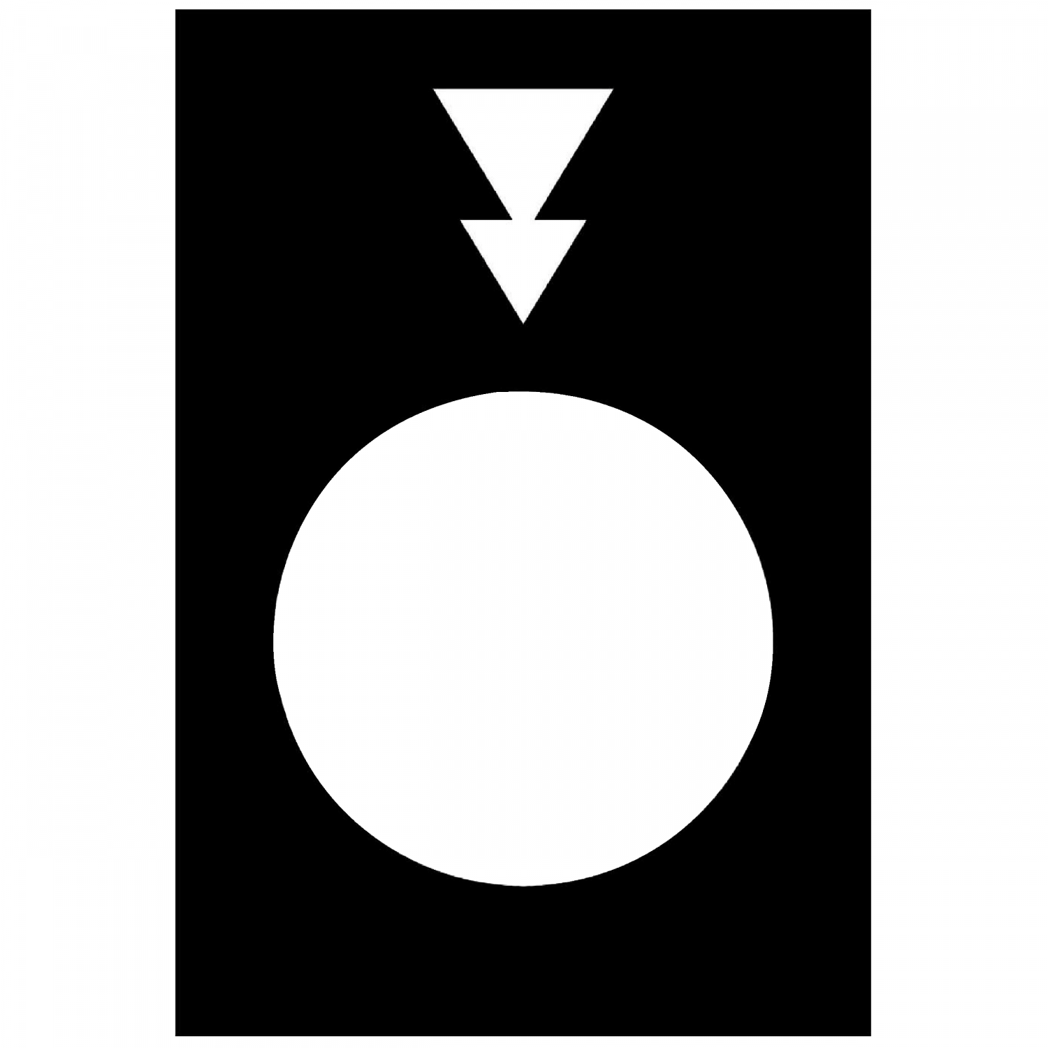 Harmony - étiquette - 30x40mm - noir - descente PV-GV