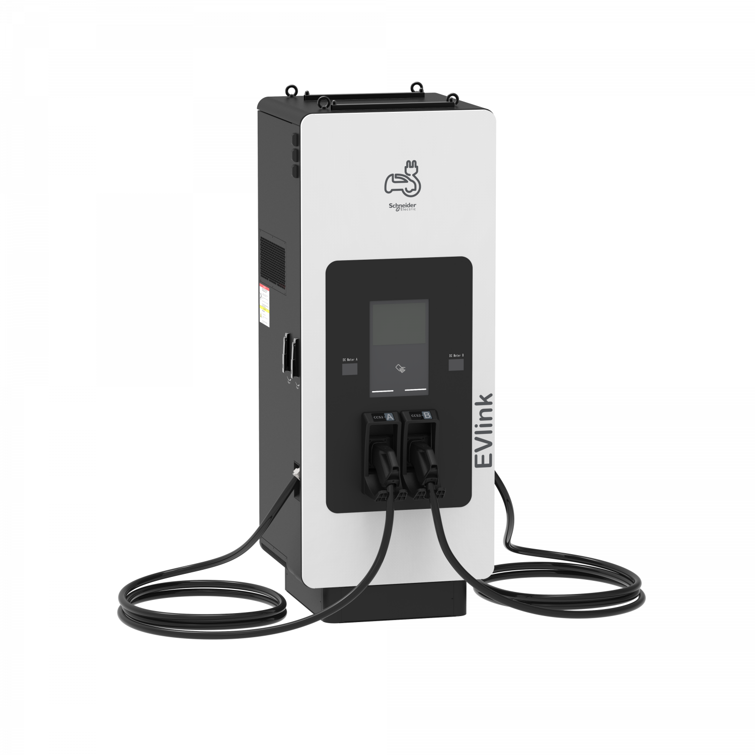 Evlink Pro DC 120 kW-2 prises : 2xCCS2-4 modules de 30 kW - Câble de 7,5 m