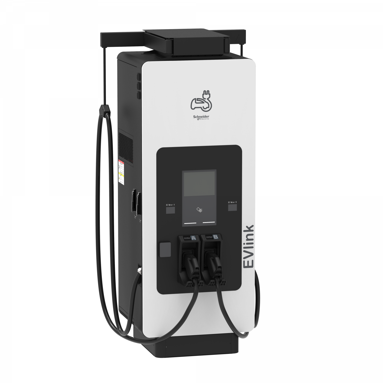 Evlink Pro DC - Borne de recharge - 120 kW - 1xCCS2+1xCCS2 - 3,6m - Lecteur CB