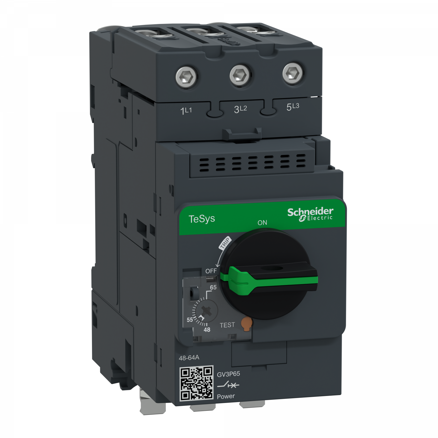 TeSys - disjoncteur moteur GV3 - 3P - 48A à 65A - Everlink BTR (1 bornier)