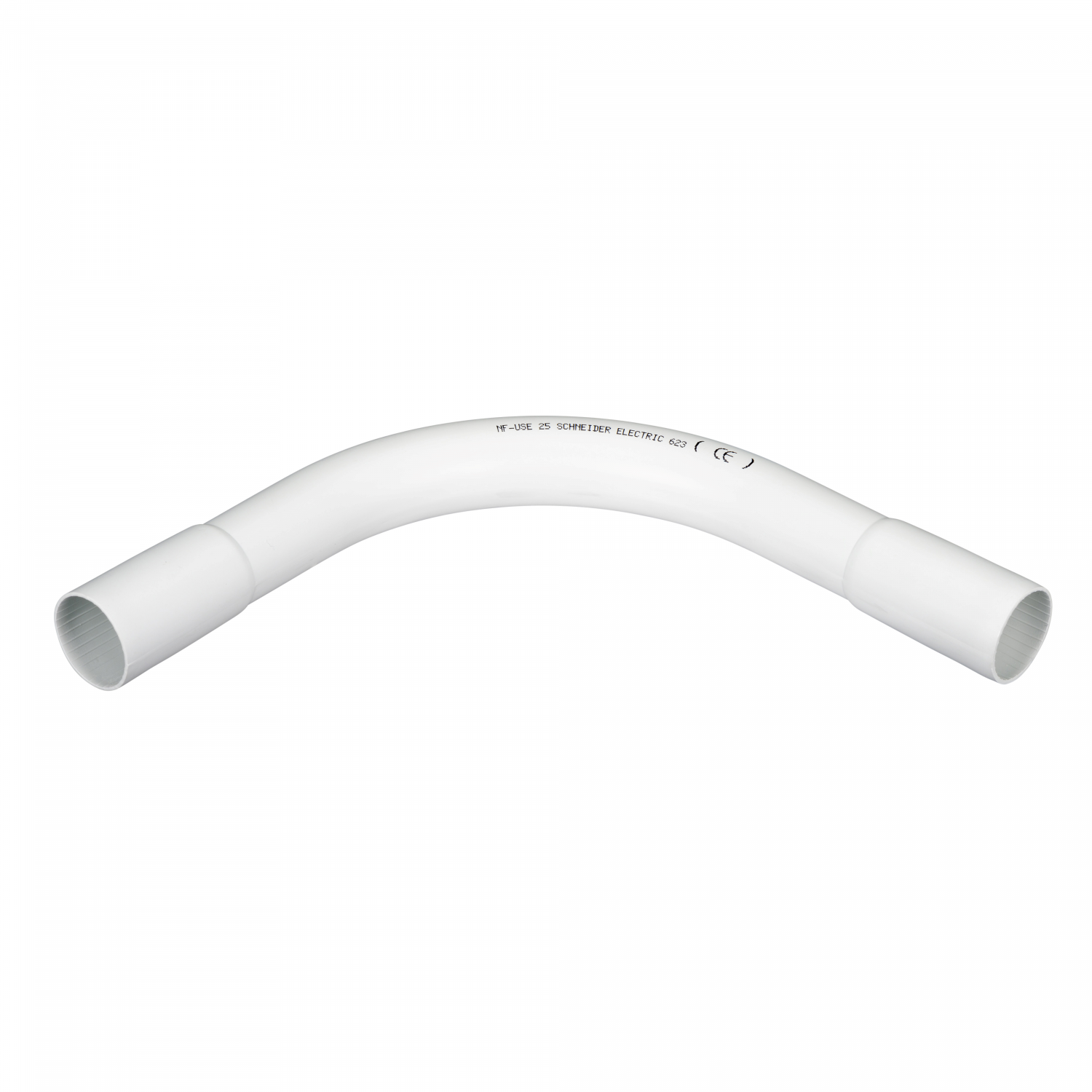 Mureva Tube - coude pour conduit rigide - Ø25mm - IP40 - blanc polaire