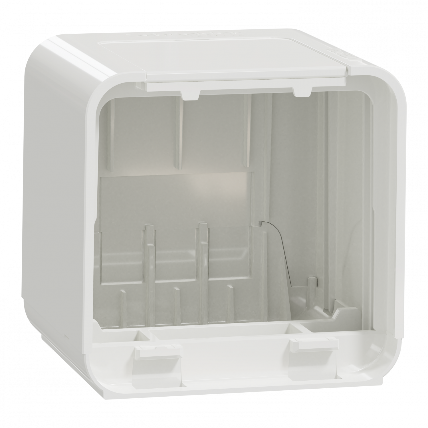 Unica System+ - fixation/finition embout pour nourrice M - à vis - blc