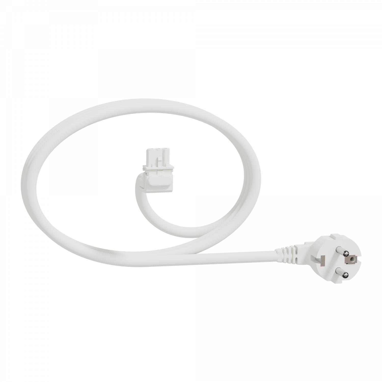 Unica System+ - cable spécifique pour nourrice M - 2,5mm2 - 10m - coudé - blanc