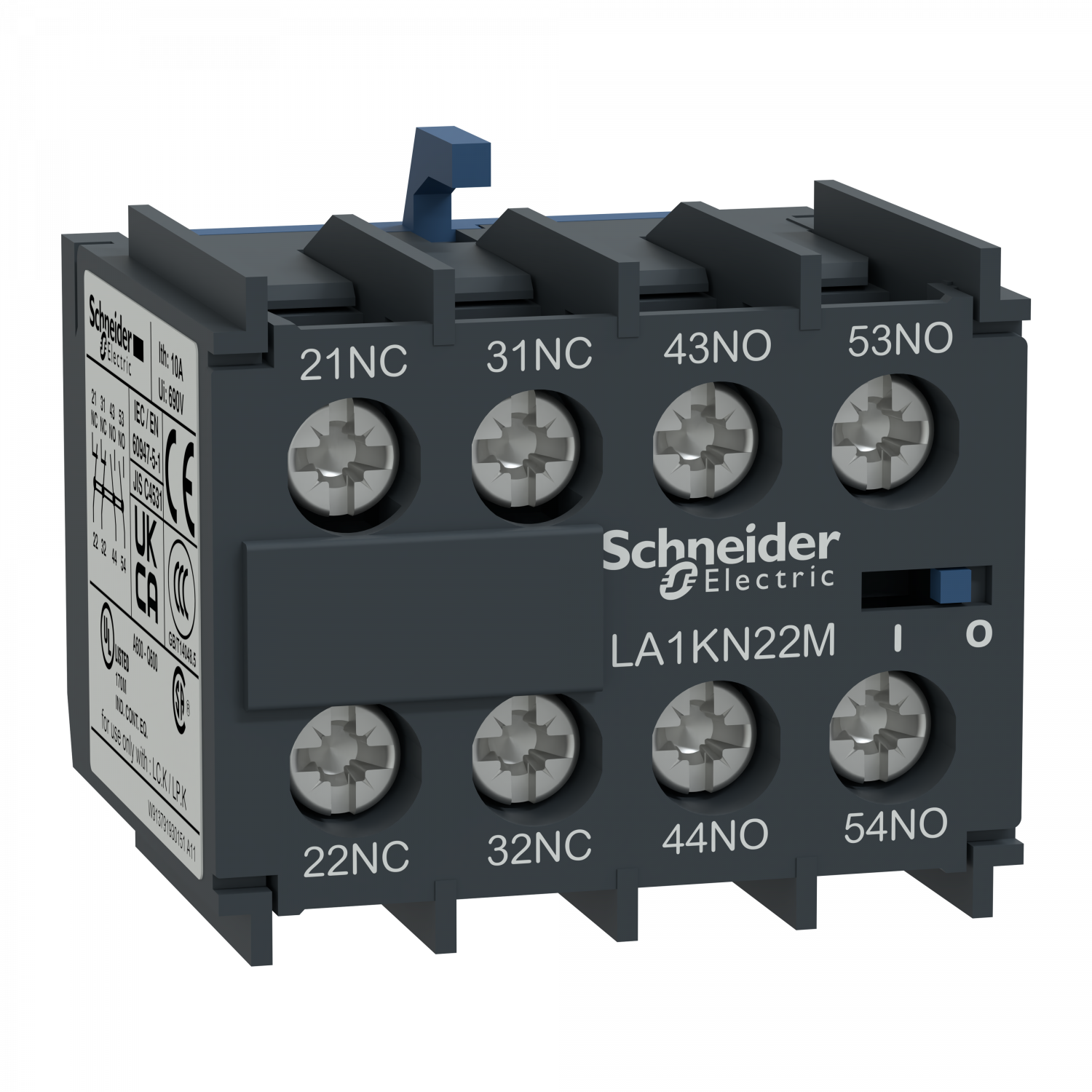 TeSys CA - bloc de contacts auxiliaires - 3F+1O - bornes à vis-étriers