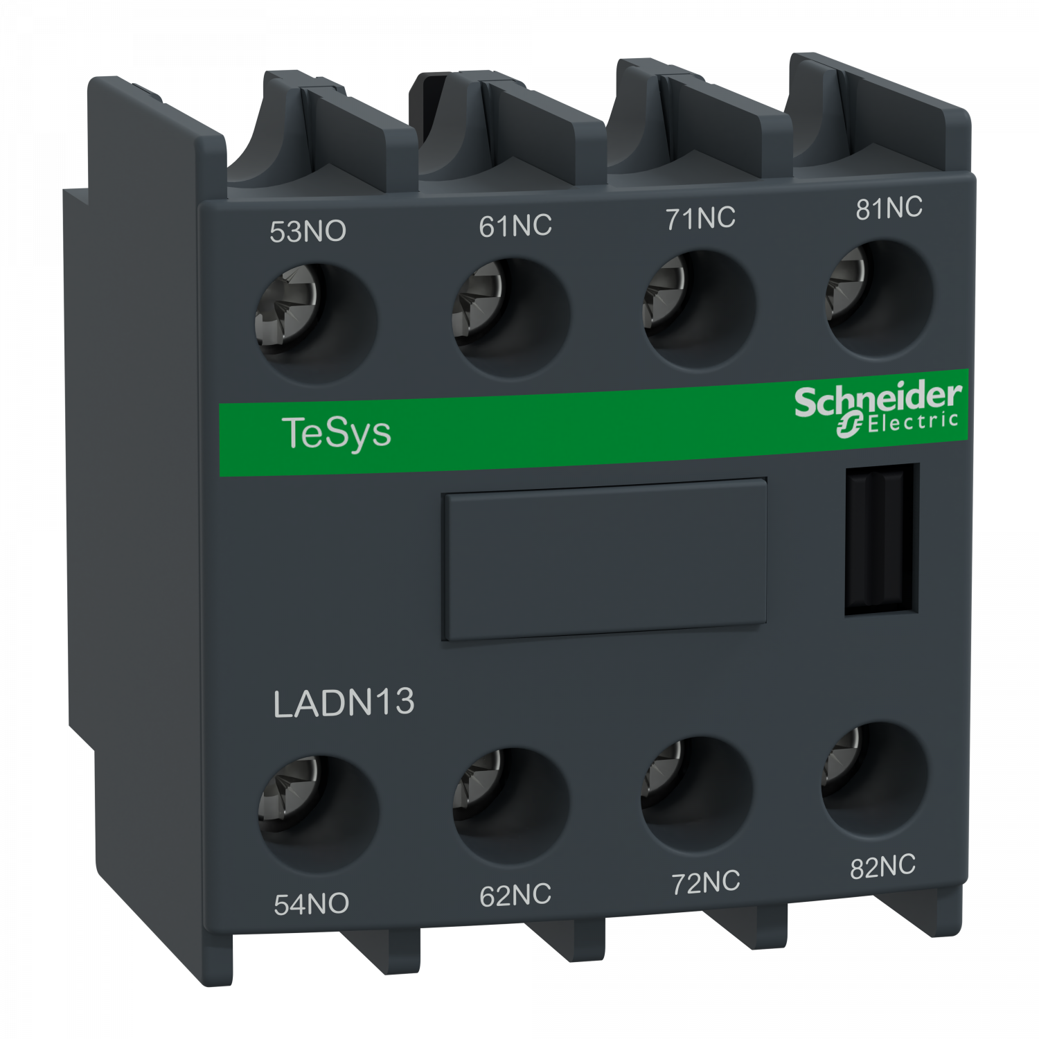 TeSys D - bloc contacts auxiliaires frontaux - 1F+3O - bornes vis-étriers