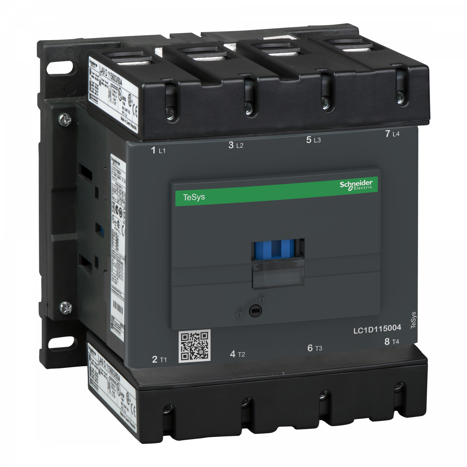 TeSys LC1D - contacteur - 4P - AC-1 440V - 200A - bobine 220Vca