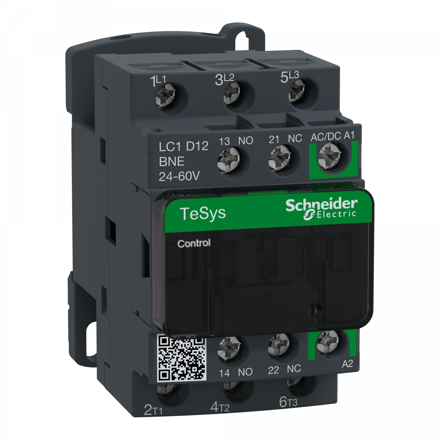 TeSys D - contacteur - 3P(3 NO) - AC3 - <= 440V 12A - 24 à 60Vca-cc