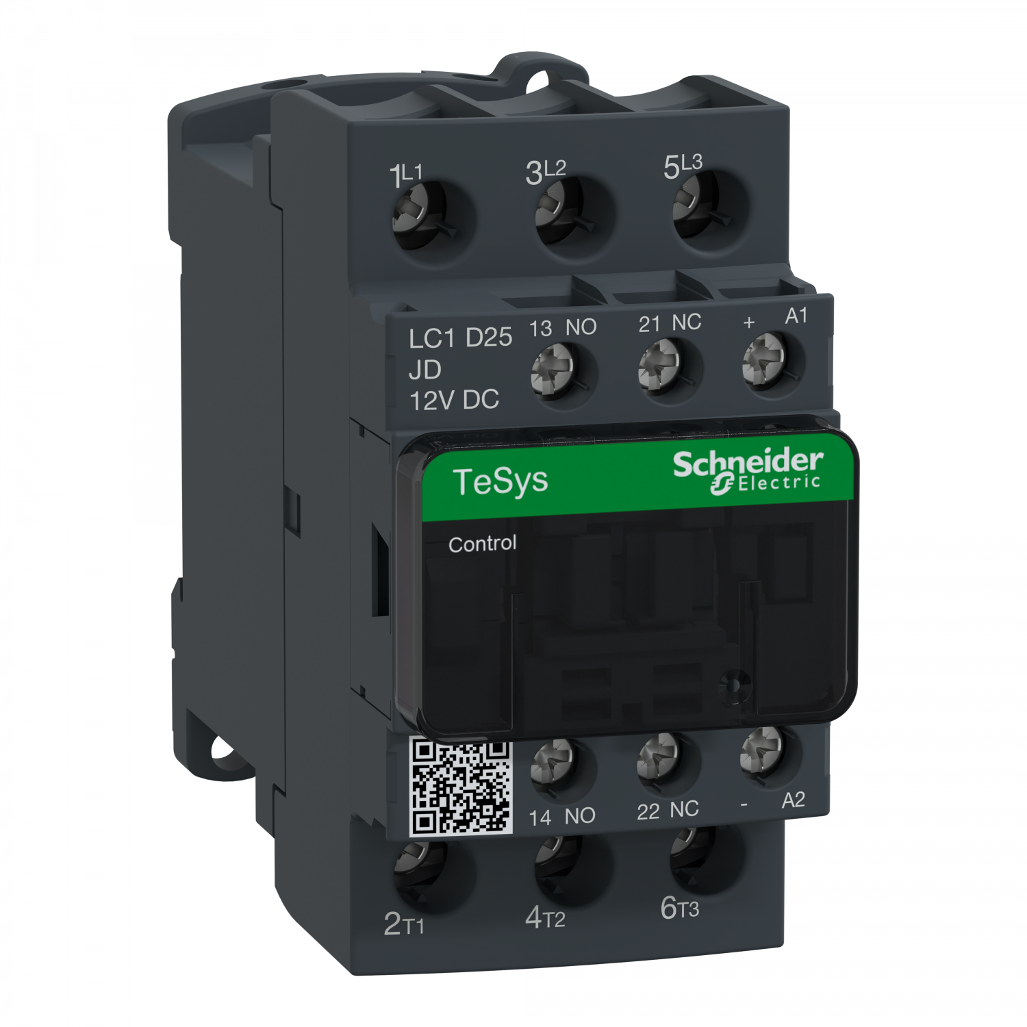 TeSys LC1D - contacteur - 3P - AC-3 440V - 25A - bobine 12Vcc