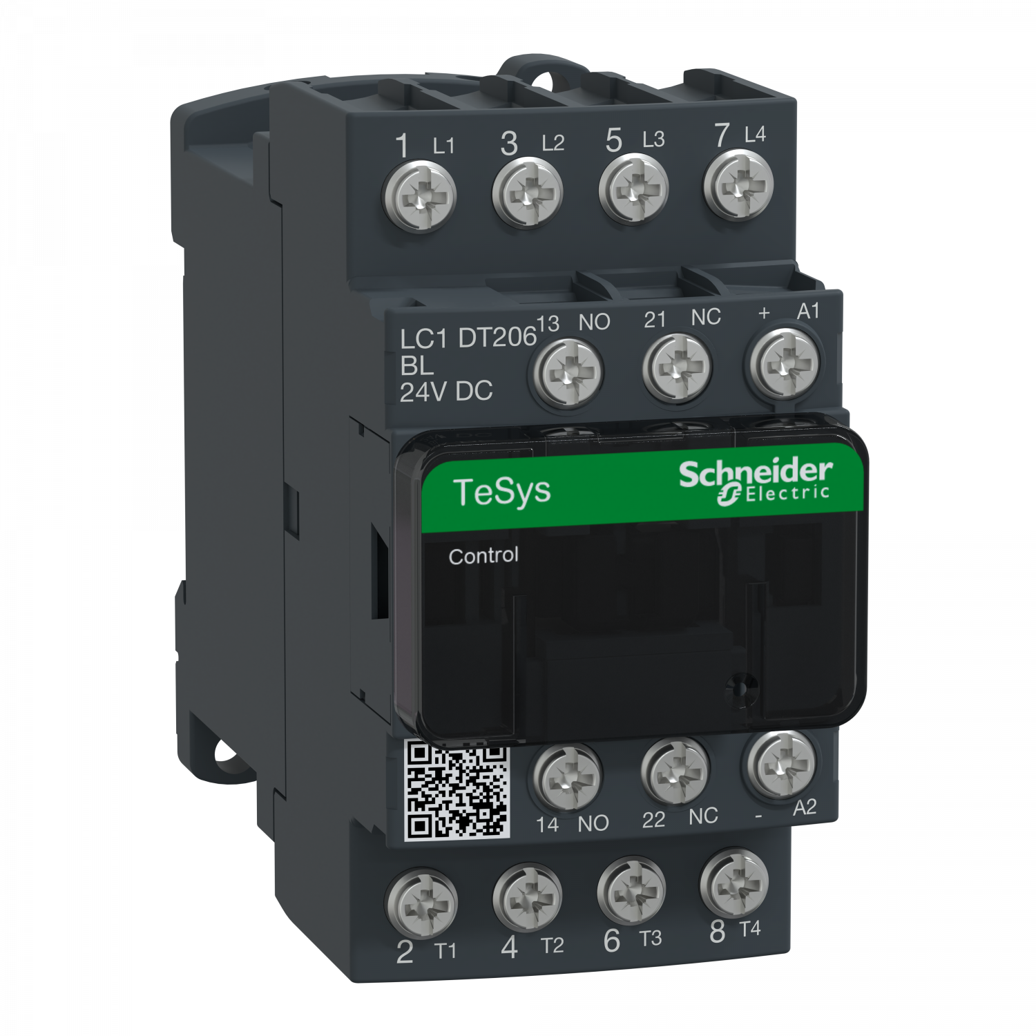 TeSys LC1D - contacteur - 4P - AC-1 440V - 20A - bobine 24Vcc