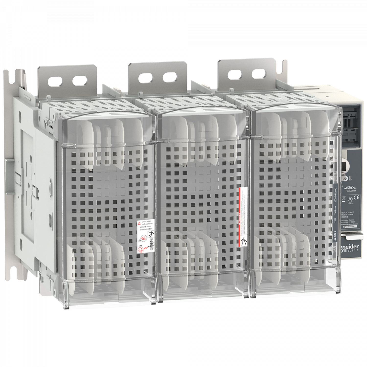 FuPact GS - interrupteur sectionneur fusible - 1250A - 3P - DIN 4 - F&R CTRL