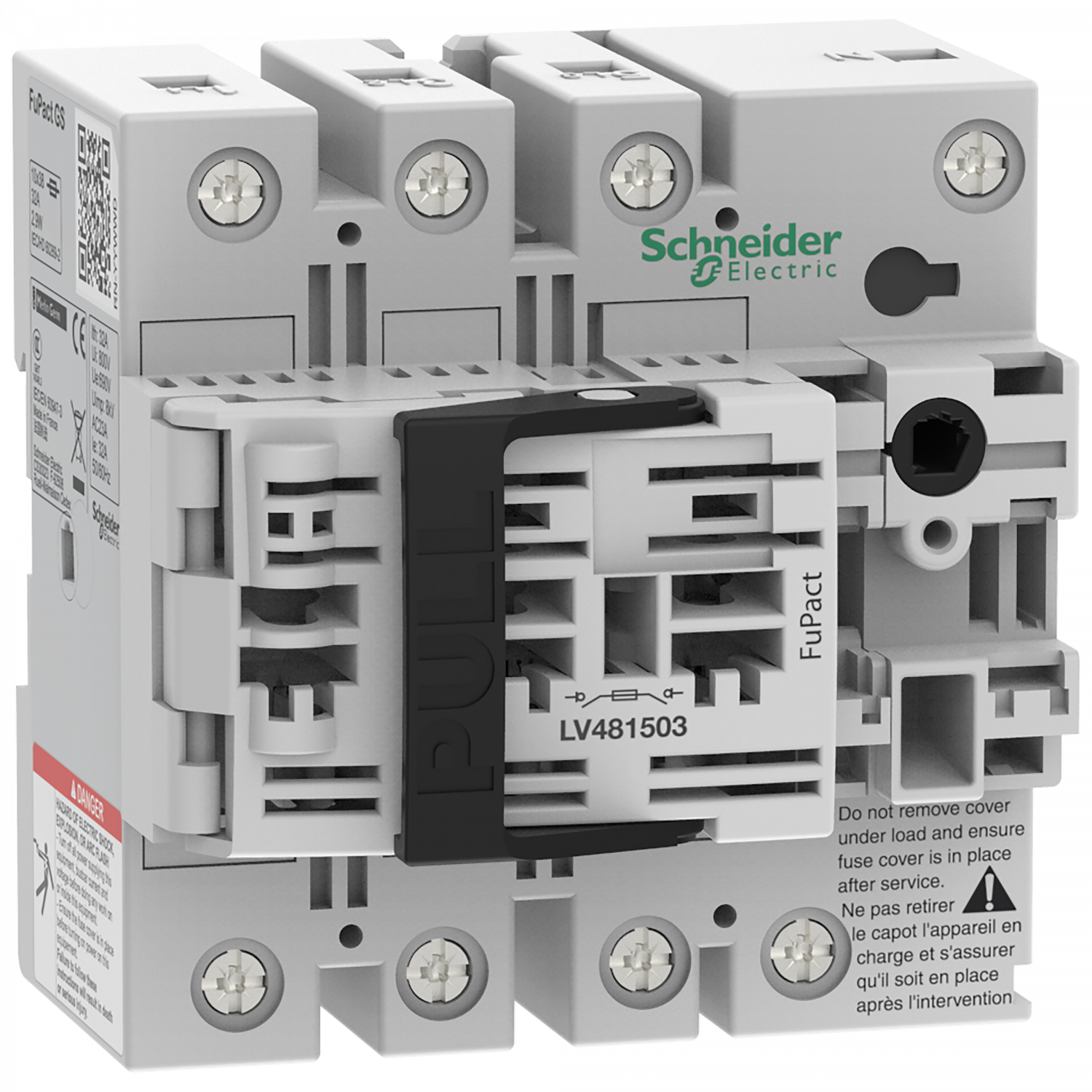 FuPact GS - interrupteur sectionneur fusible - 32A - 3P - NFC 10*38 - F CTRL