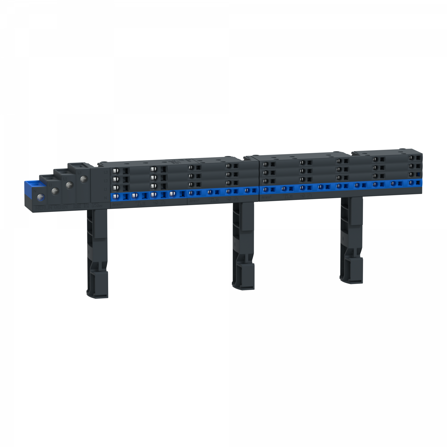 Linergy FM - Répartiteur de rangée à connexion rapide - 4P 80A