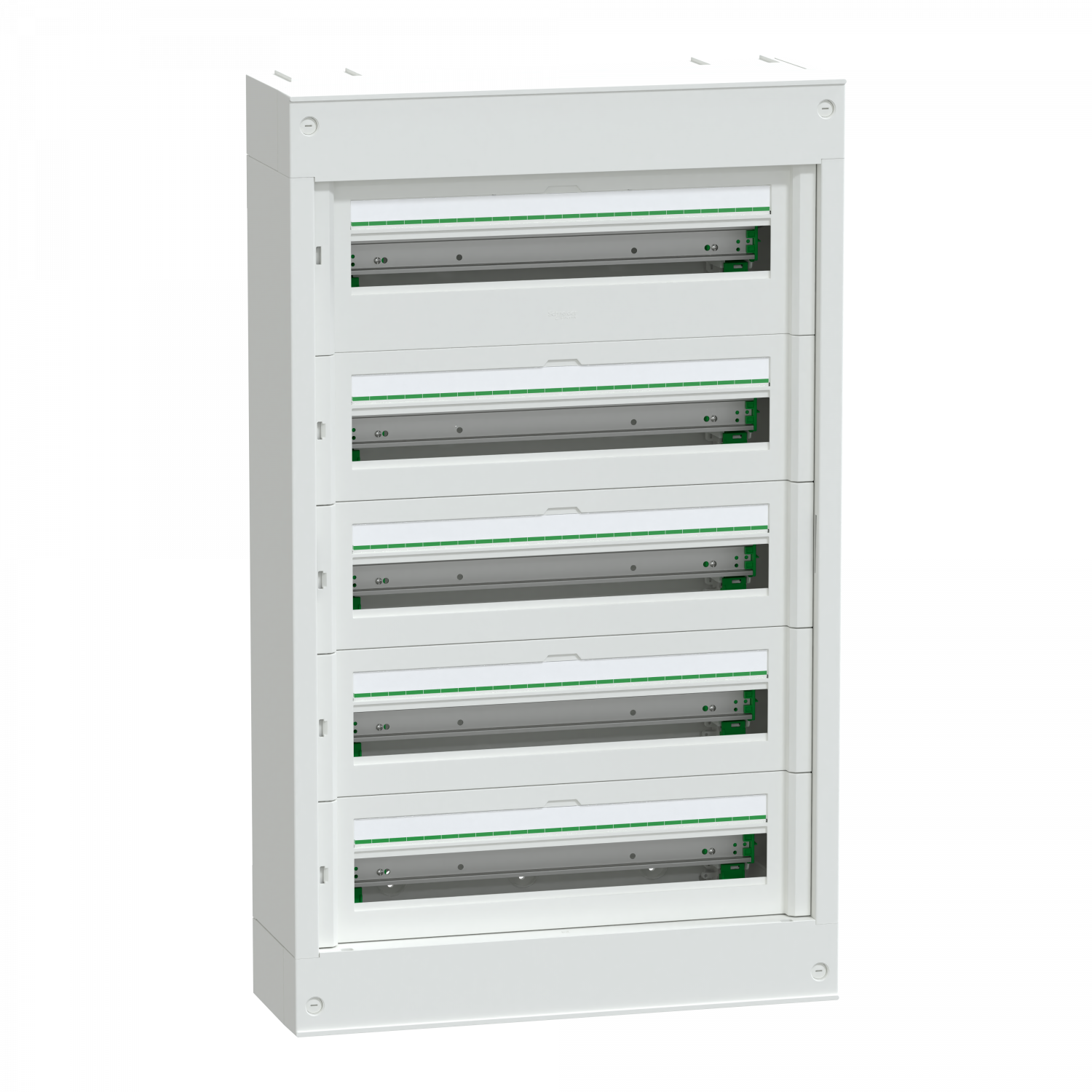 PrismaSeT S - coffret saillie plastique & métal 5 rangées 24 modules