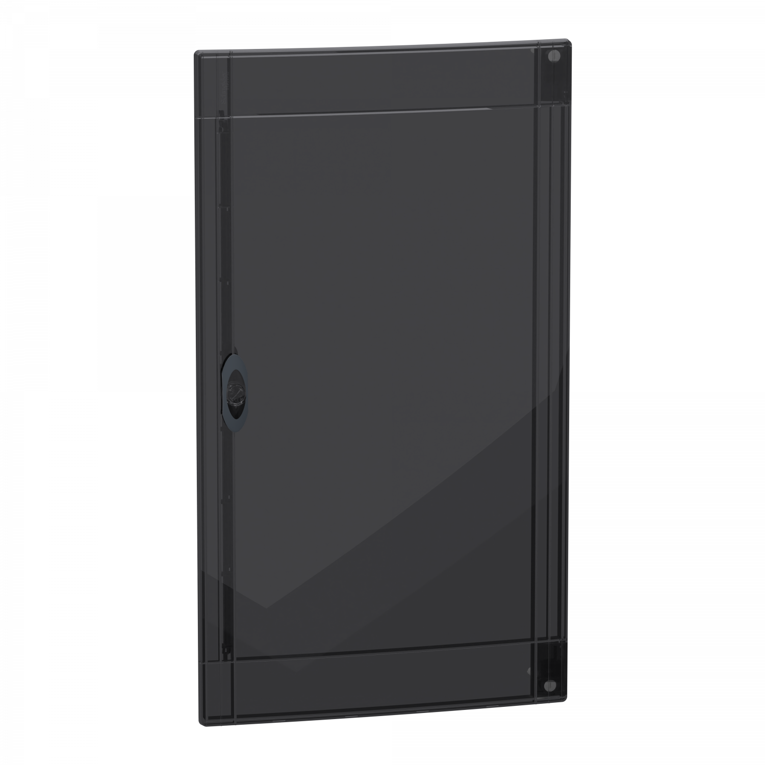 PrismaSeT XS - Porte fumée RAL9003 pour coffret encastré 4 rangées 18 modules