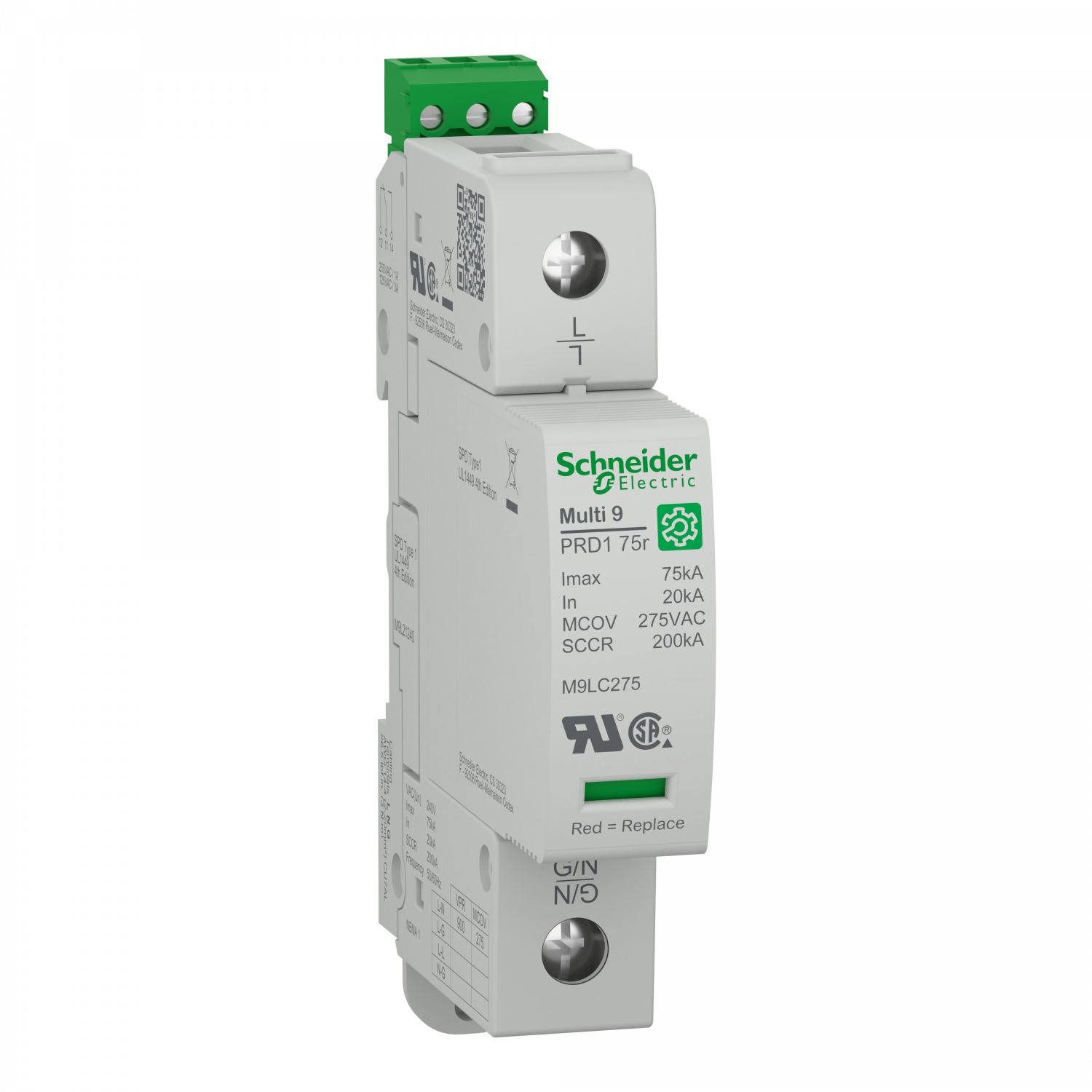 Multi 9 PRD1 75r 1P T1 240V Parafoudre debro UL1449