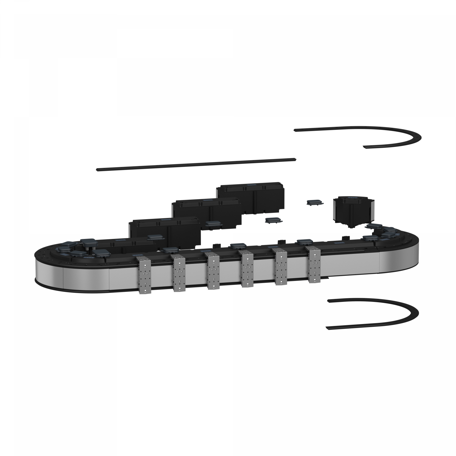 Lexium MC12-LXMMC-Multichariots - Jeu de 2 butées pour extrémité de piste