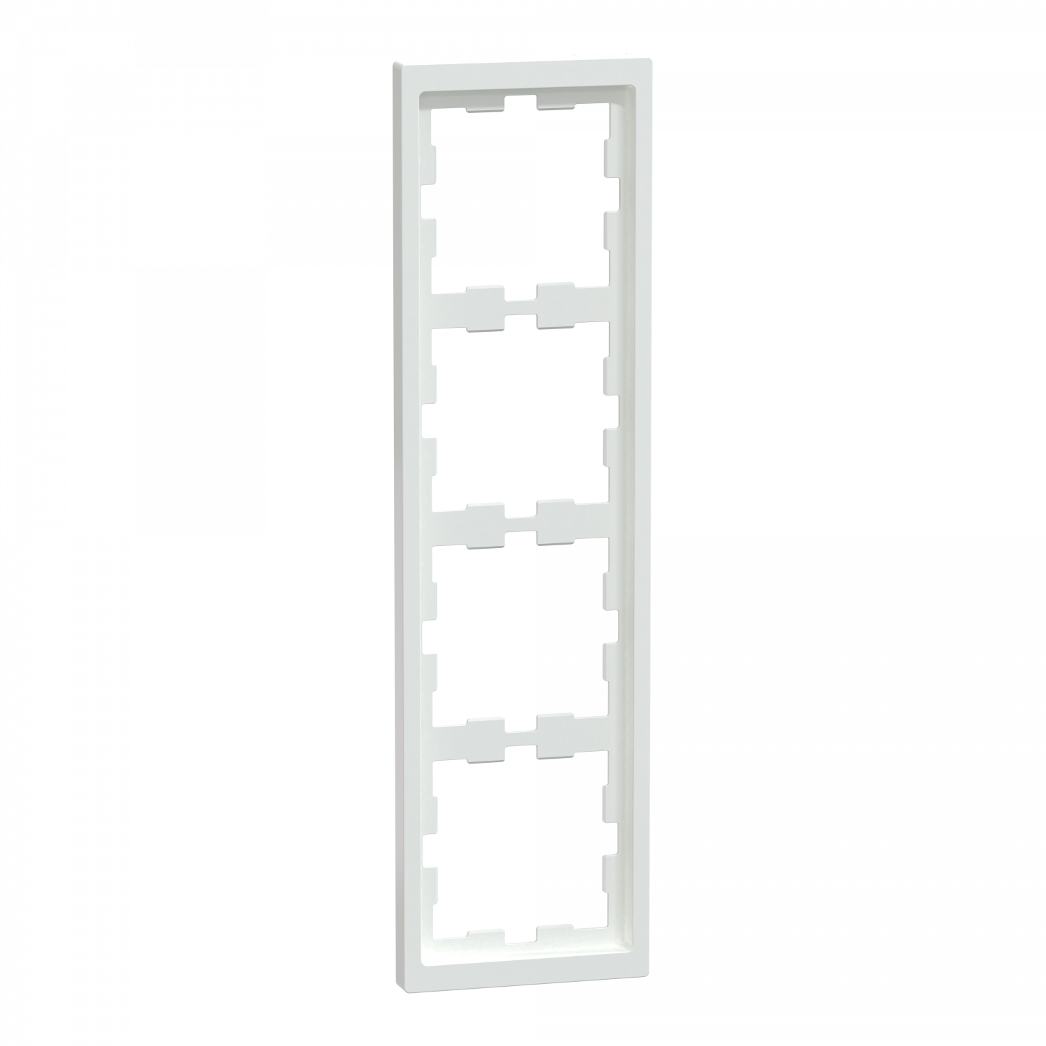 D-Life - cadre de finition - blanc lotus - 4 postes