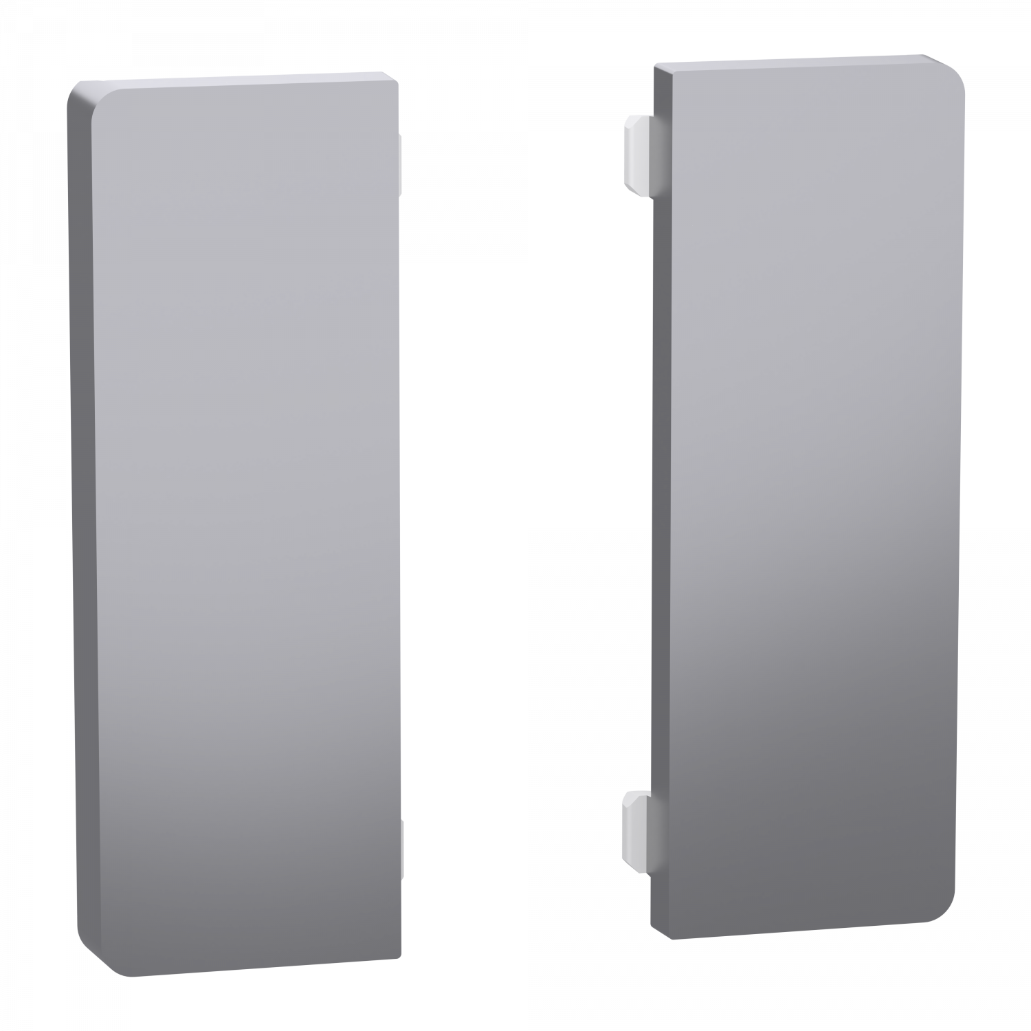 SpaceLogic KNX - D-Life - Dynamique - 2 touches médiannes - Acier