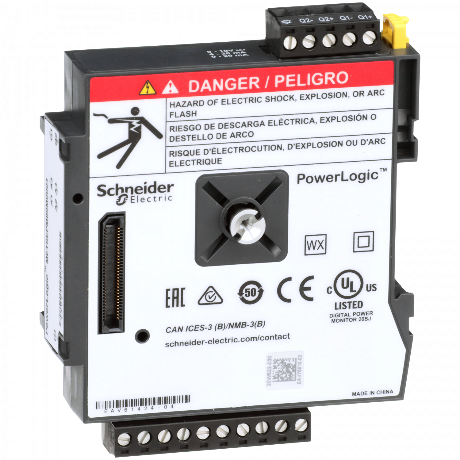 PowerLogic - module entrée / sortie analogique - centrale de mesure PM8000