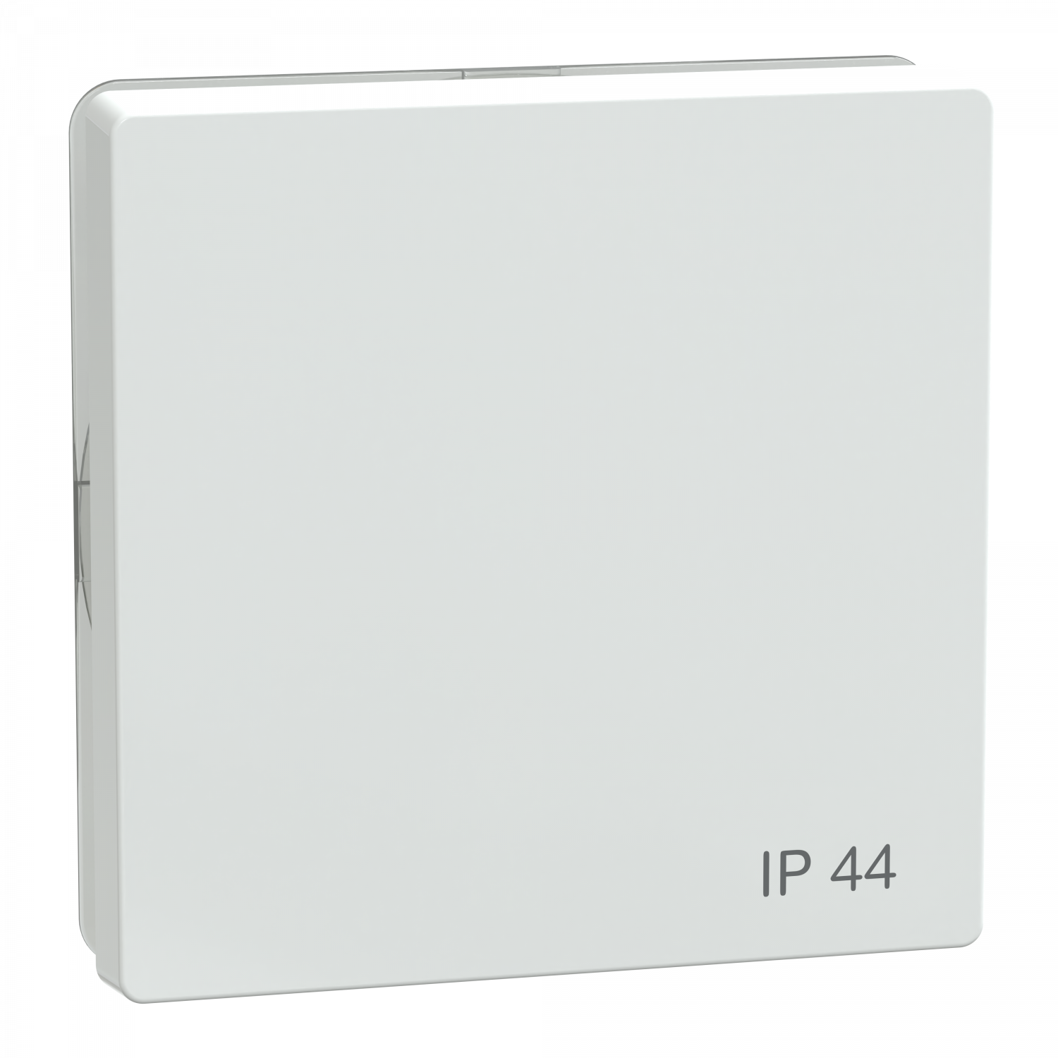 D-Life - enjoliveur pour commande simple IP44 avec joint - blanc lotus