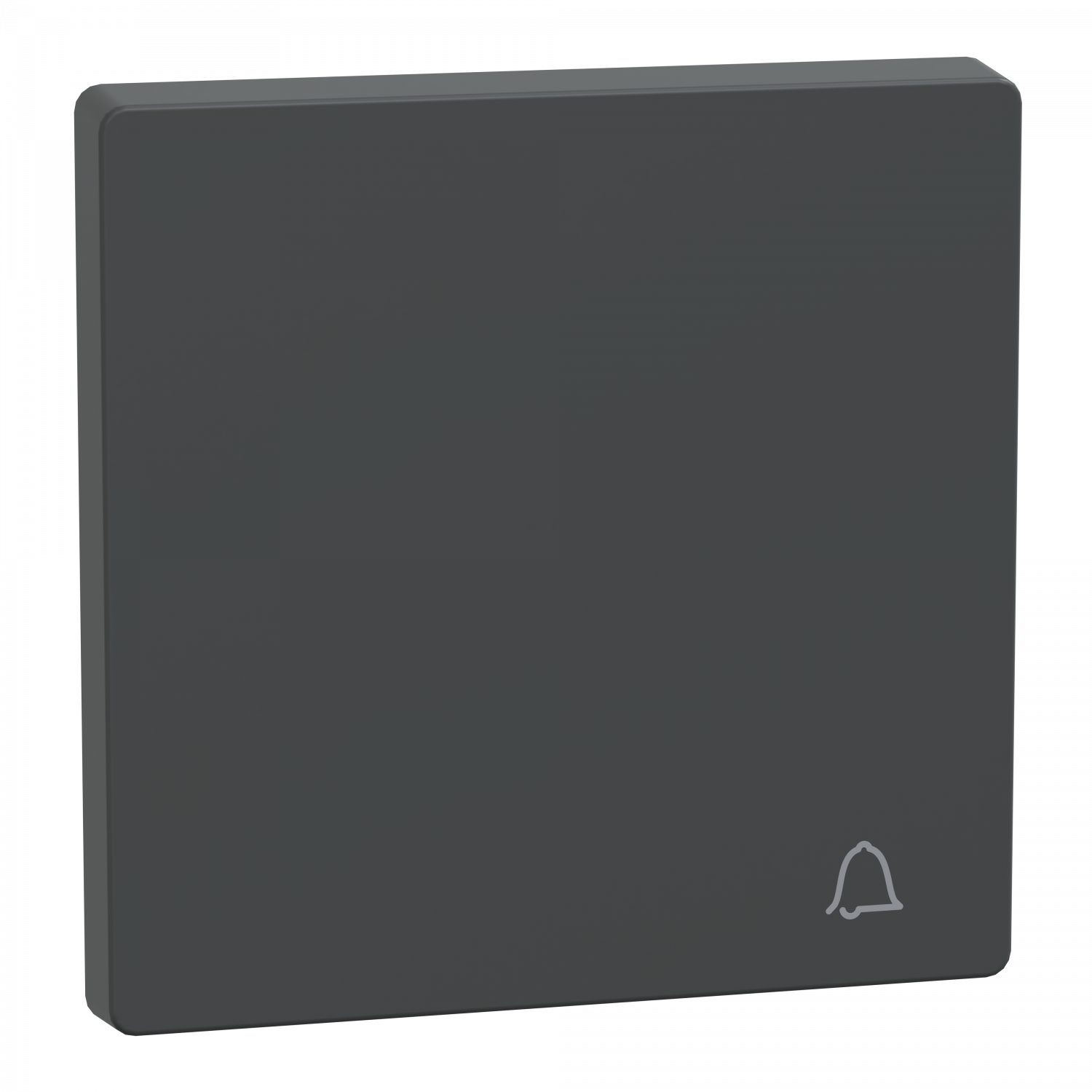 D-Life - enjoliveur pour commande simple avec picto carillon - anthracite