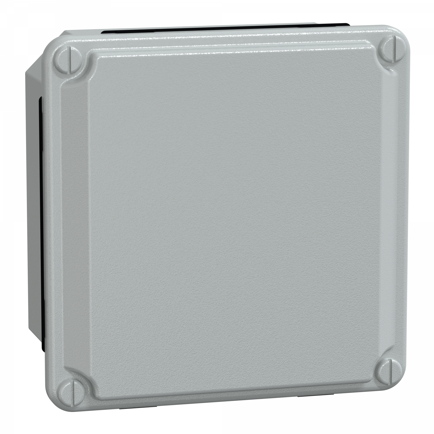 PanelSeT SDB - boîte acier - couvercle bas - sans prédécoupage - 105x105x49mm