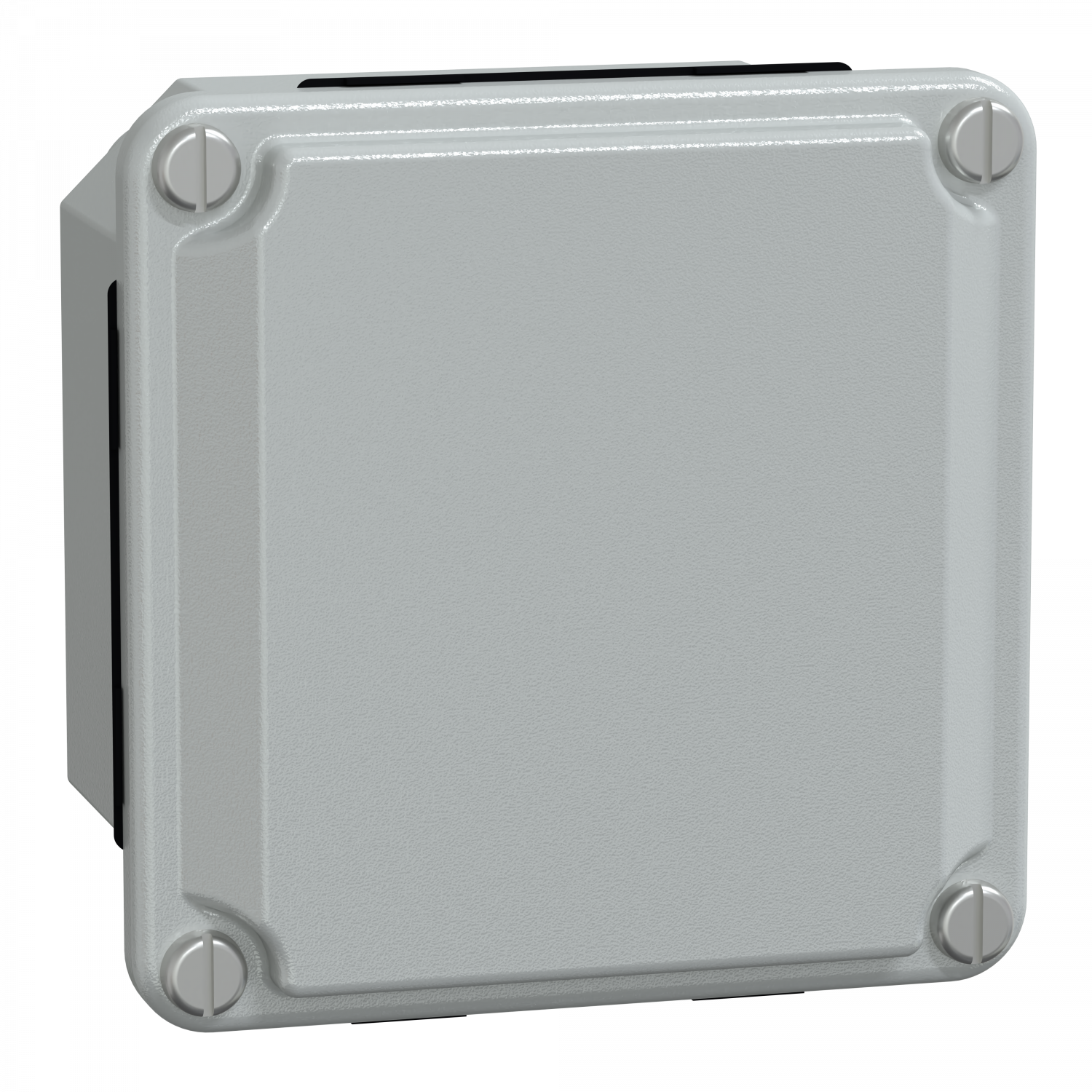 PanelSeT SDB - boîte acier - couvercle bas - sans prédécoupage - 85x85x49mm