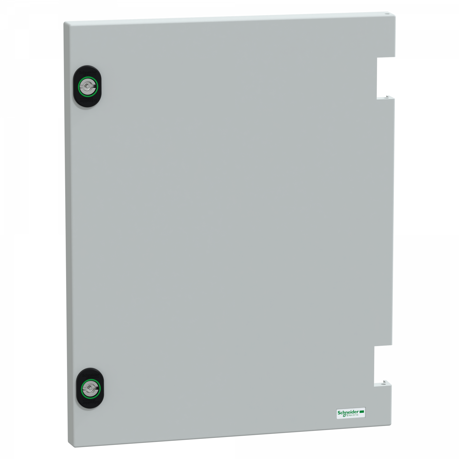 PanelSeT - Porte pleine - sans serrure - coffret polyester PLM43G - H400xL300mm