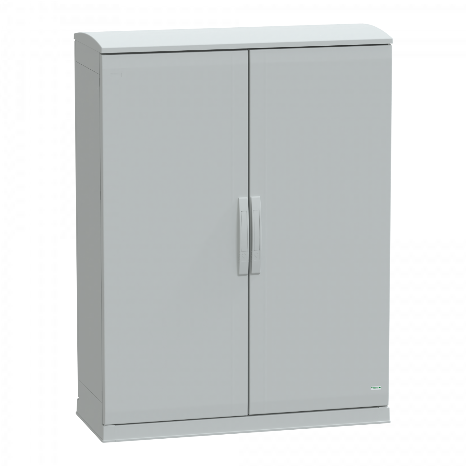 PanelSeT - Armoire polyester socle + toit 1250x1000x420- IP44 Ral 7035