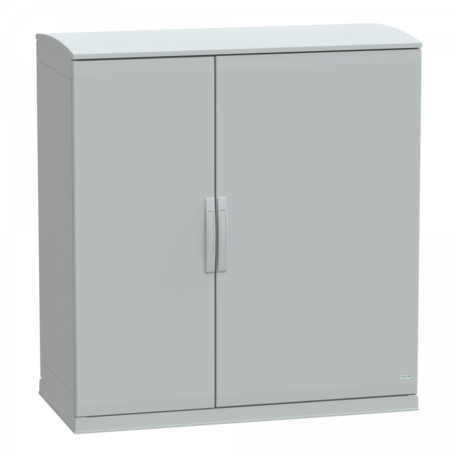 PanelSeT - Armoire polyester socle + toit 1250x1250x620- IP44 Ral 7035