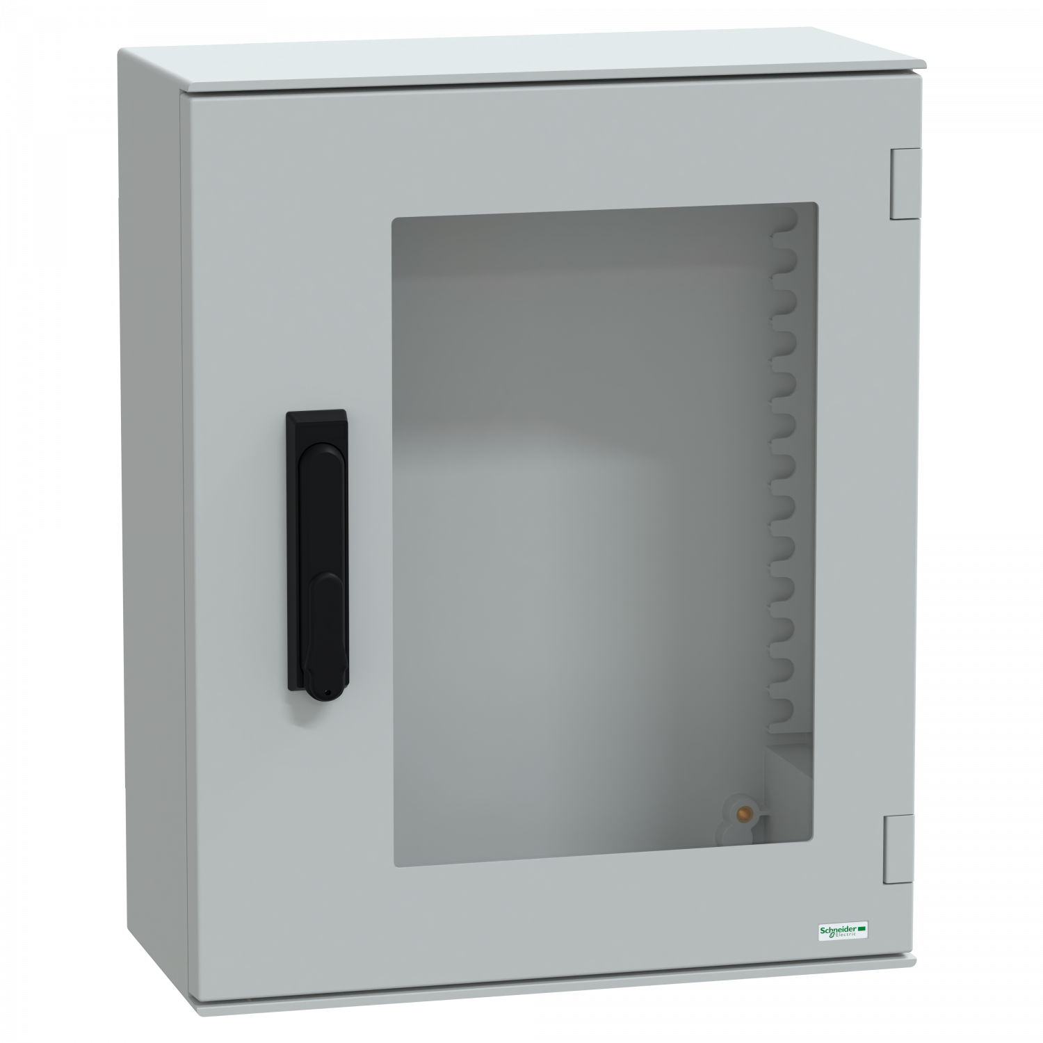 PanelSeT - Coffret 530x430x200 - Porte vitrée fermeture 3 pts - IP66 Ral7035