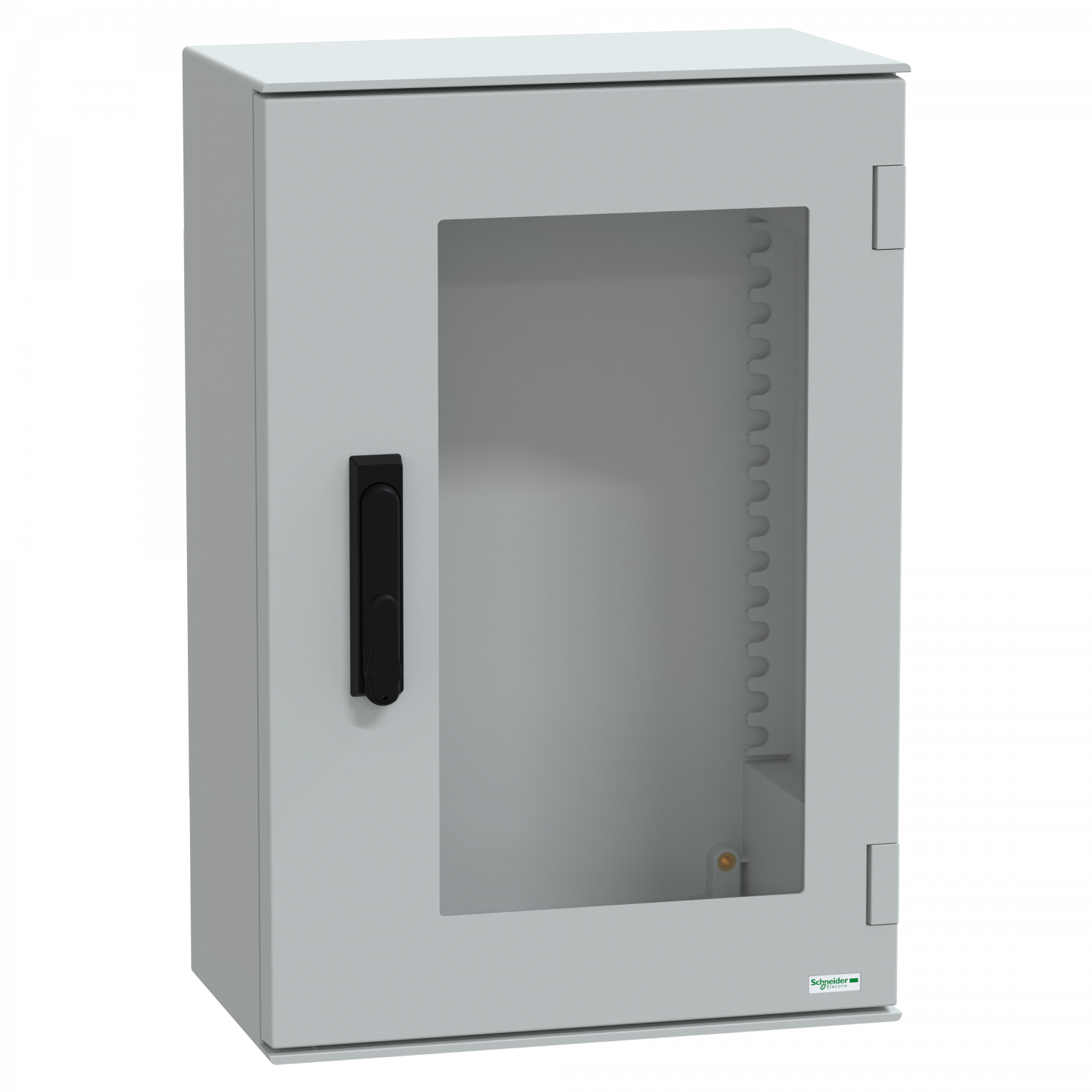 PanelSeT - Coffret 647x436x250 - Porte vitrée fermeture 3 pts - IP66 Ral7035