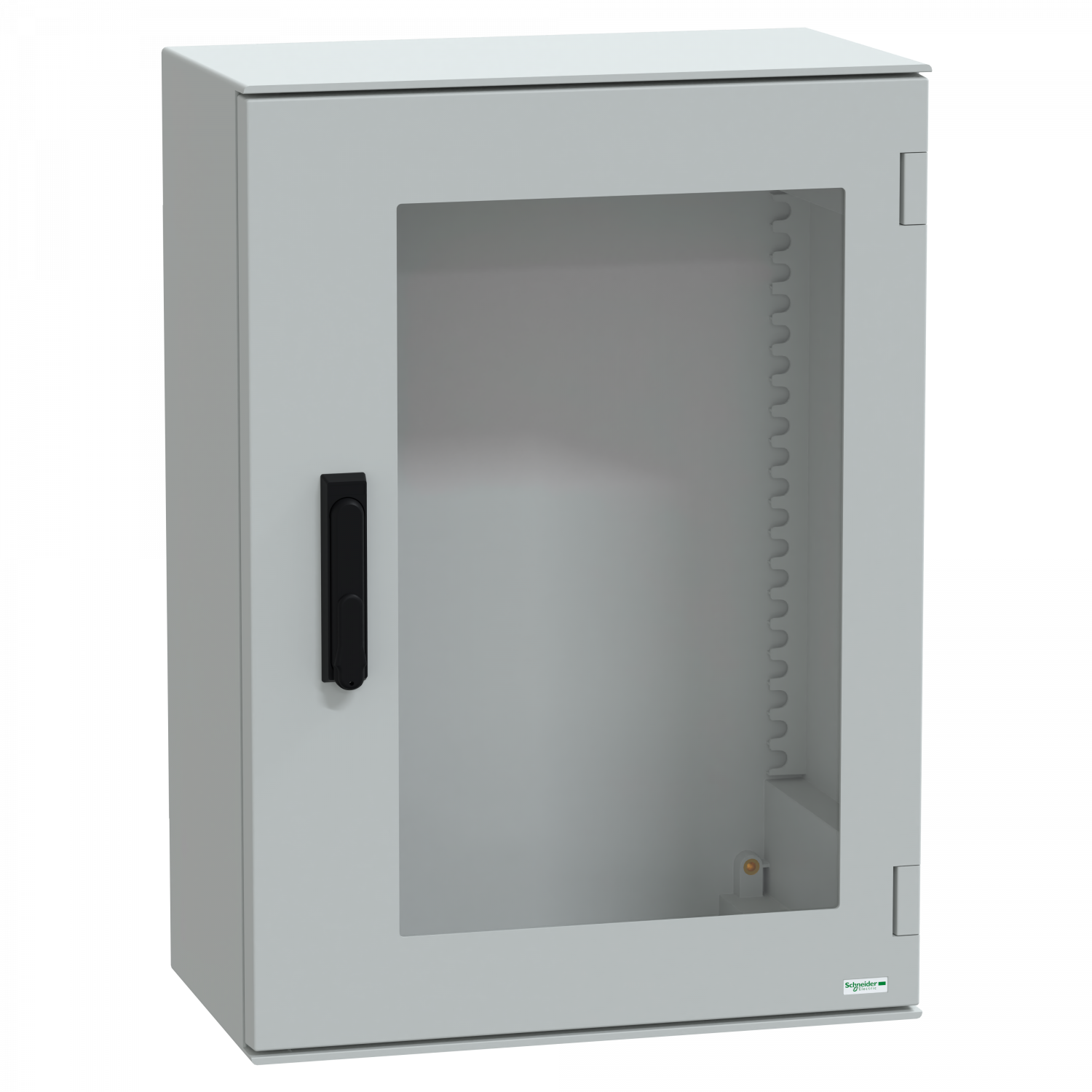 PanelSeT - Coffret 747x536x300 - IP66 - porte vitrée fermeture 3 pts Ral7035