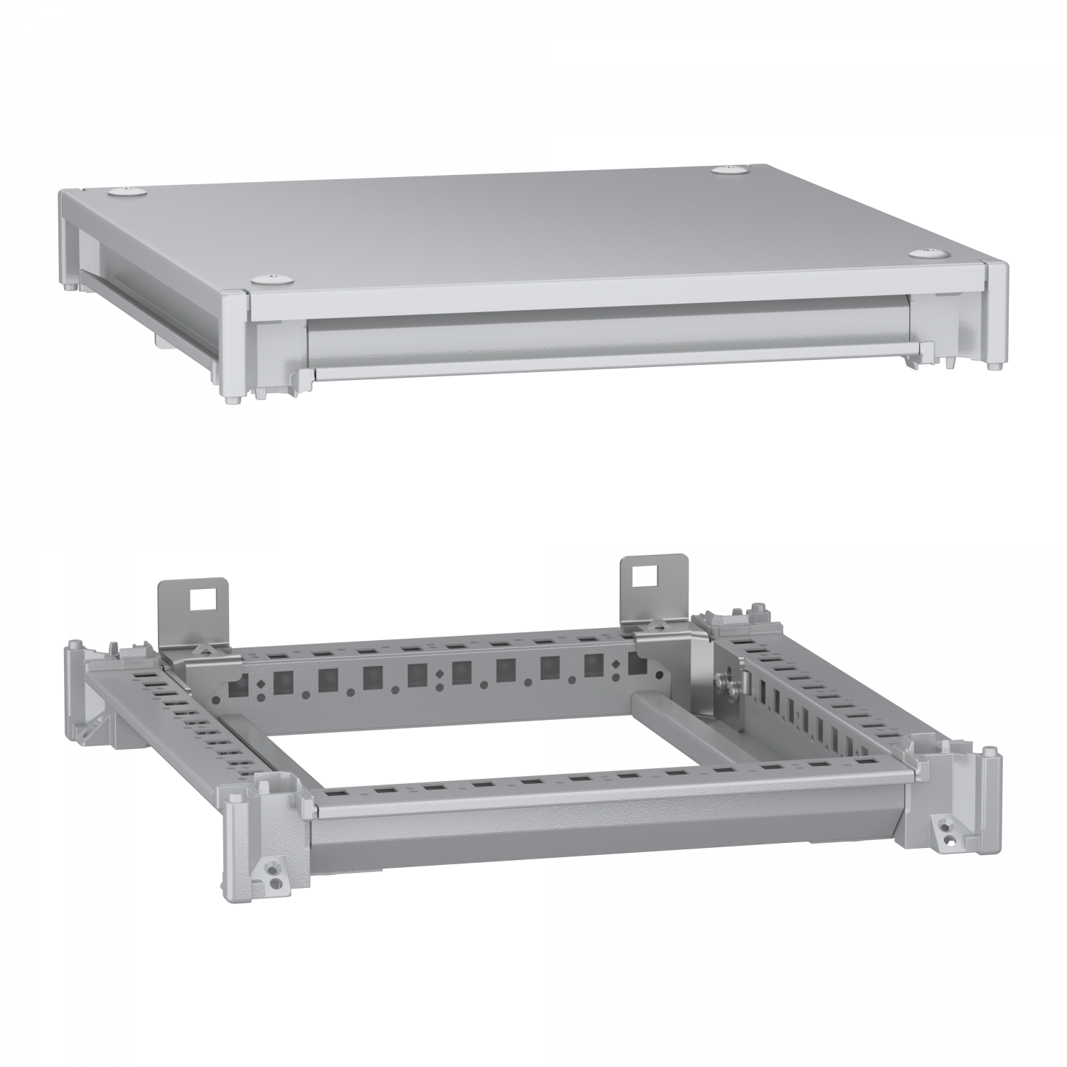 PanelSeT SFN Kit - cadre supérieur et inférieur - 400x400 mm (Hxl)