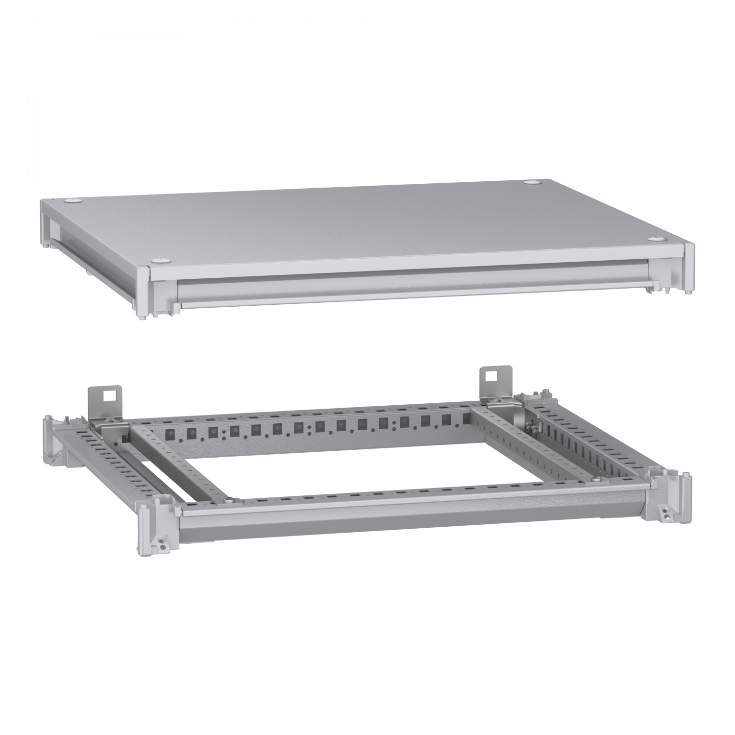 PanelSeT SFN Kit - cadre supérieur et inférieur - 600x500 mm (Hxl)