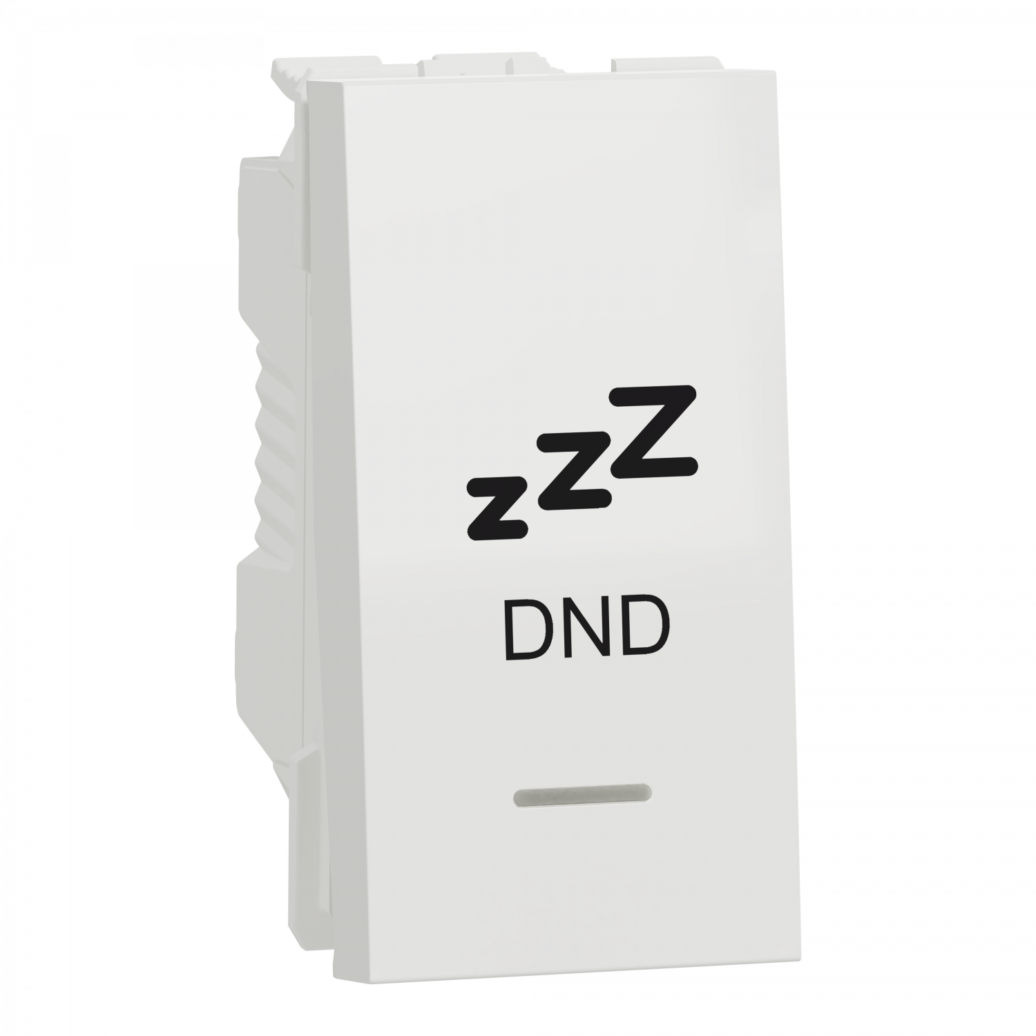 Unica - commande pour chambre hôtel - symbole DND - 1 mod - Blanc - méca seul