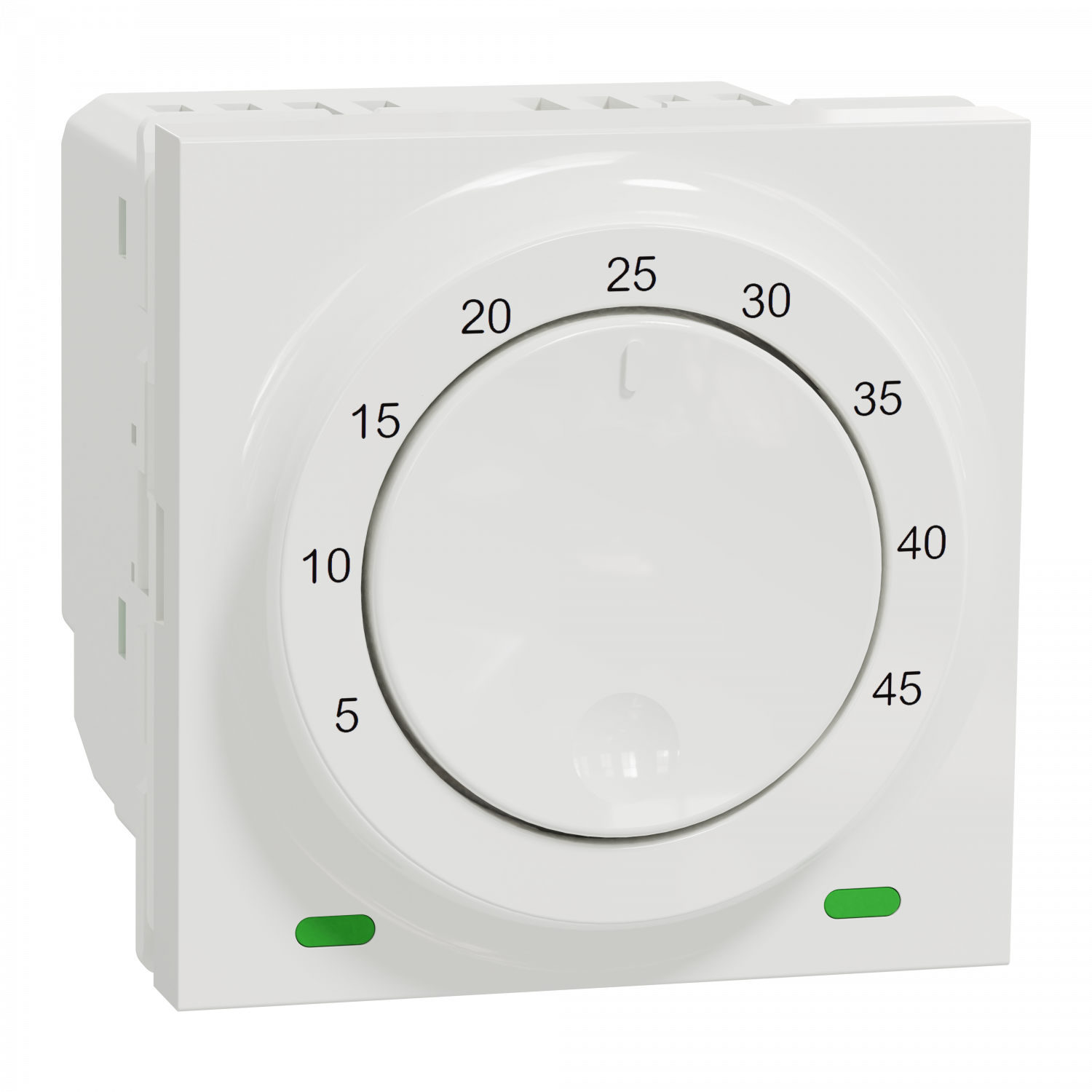 Unica - thermostat pour plancher chauffant - 10A - Blanc - méca seul