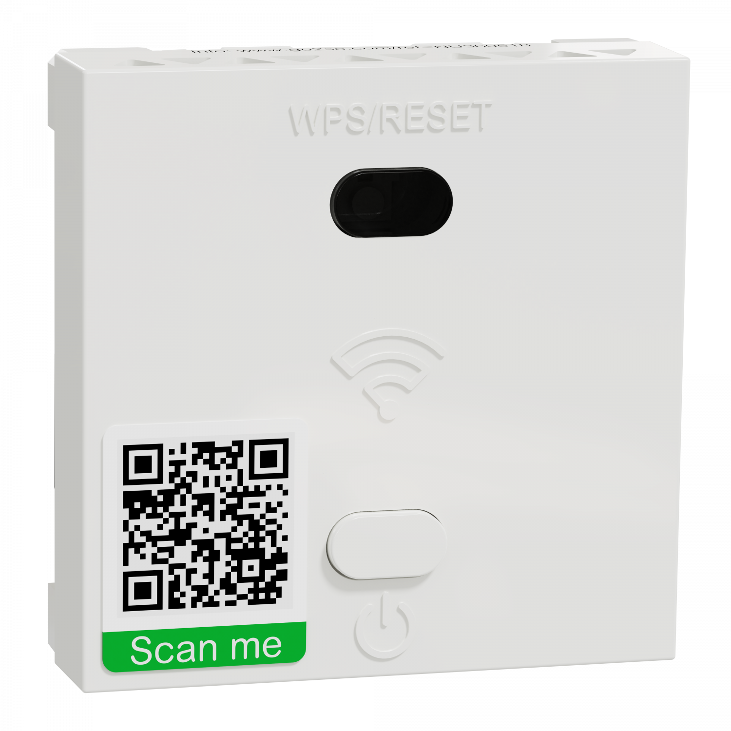 Unica - wifi répéteur - 300Mb/s 2.4 GHz - 2 mod - méca seul bornier vis - blanc