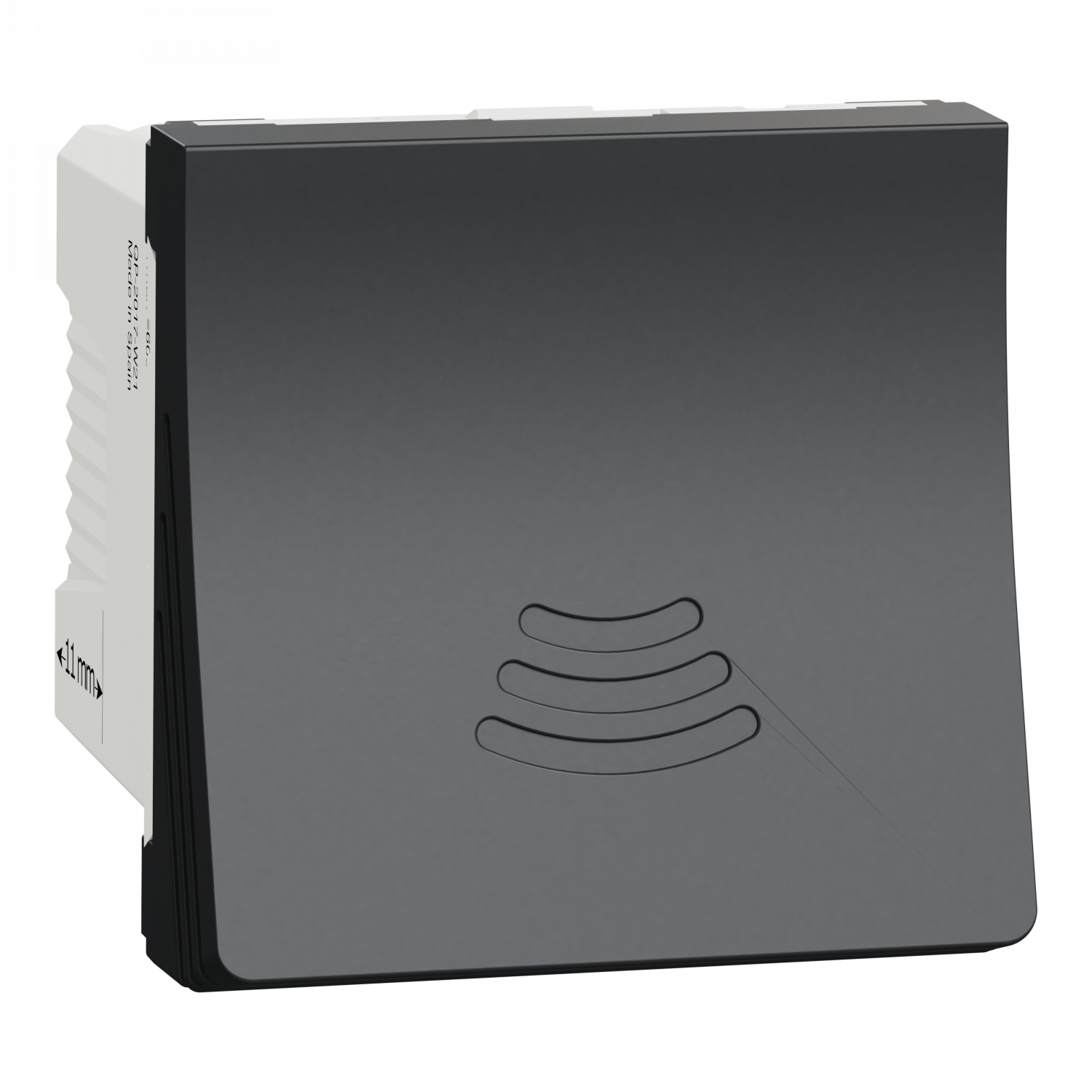 Unica - buzzer - 76-80dB/1m - 230vca - 2 modules - Anthracite - mécanisme seul