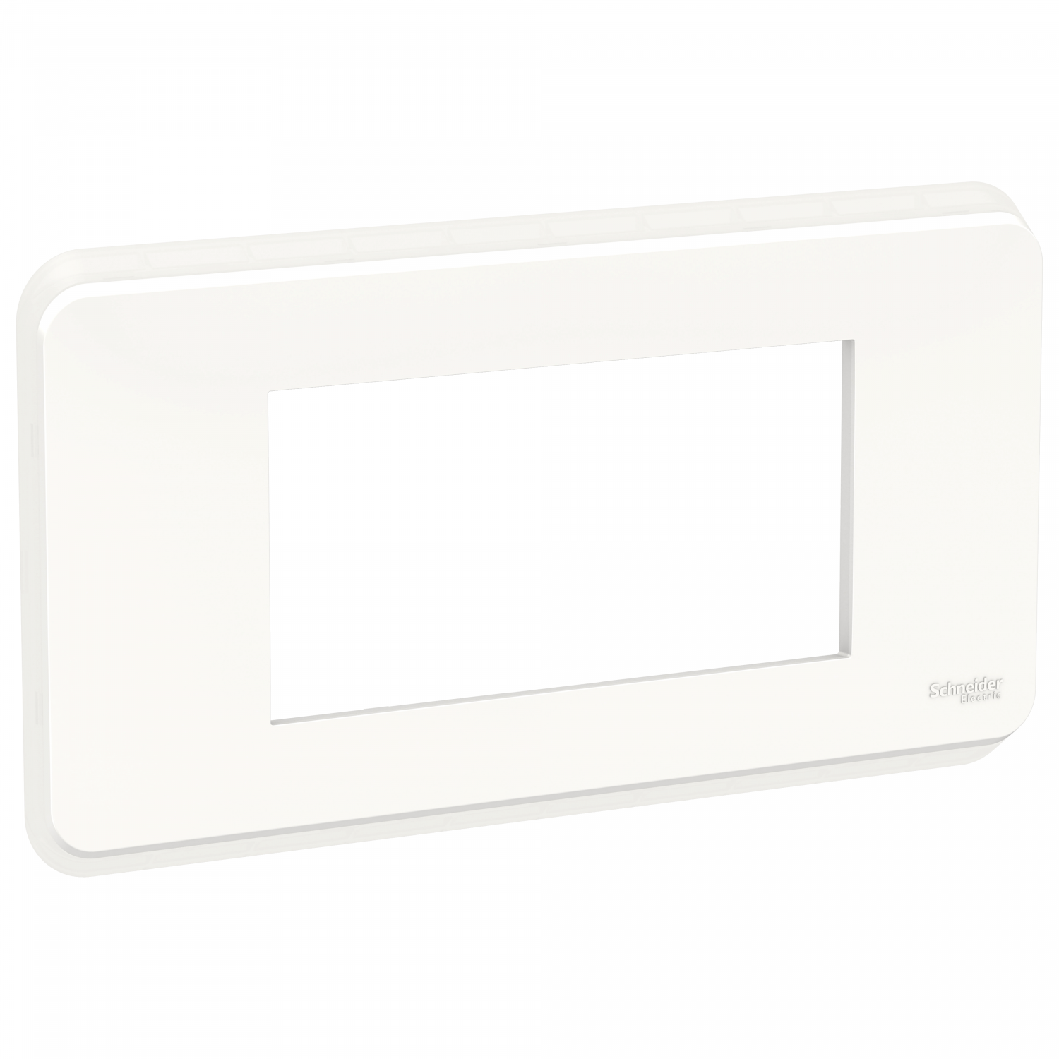 Unica Pro - plaque de finition - Blanc - 4 modules