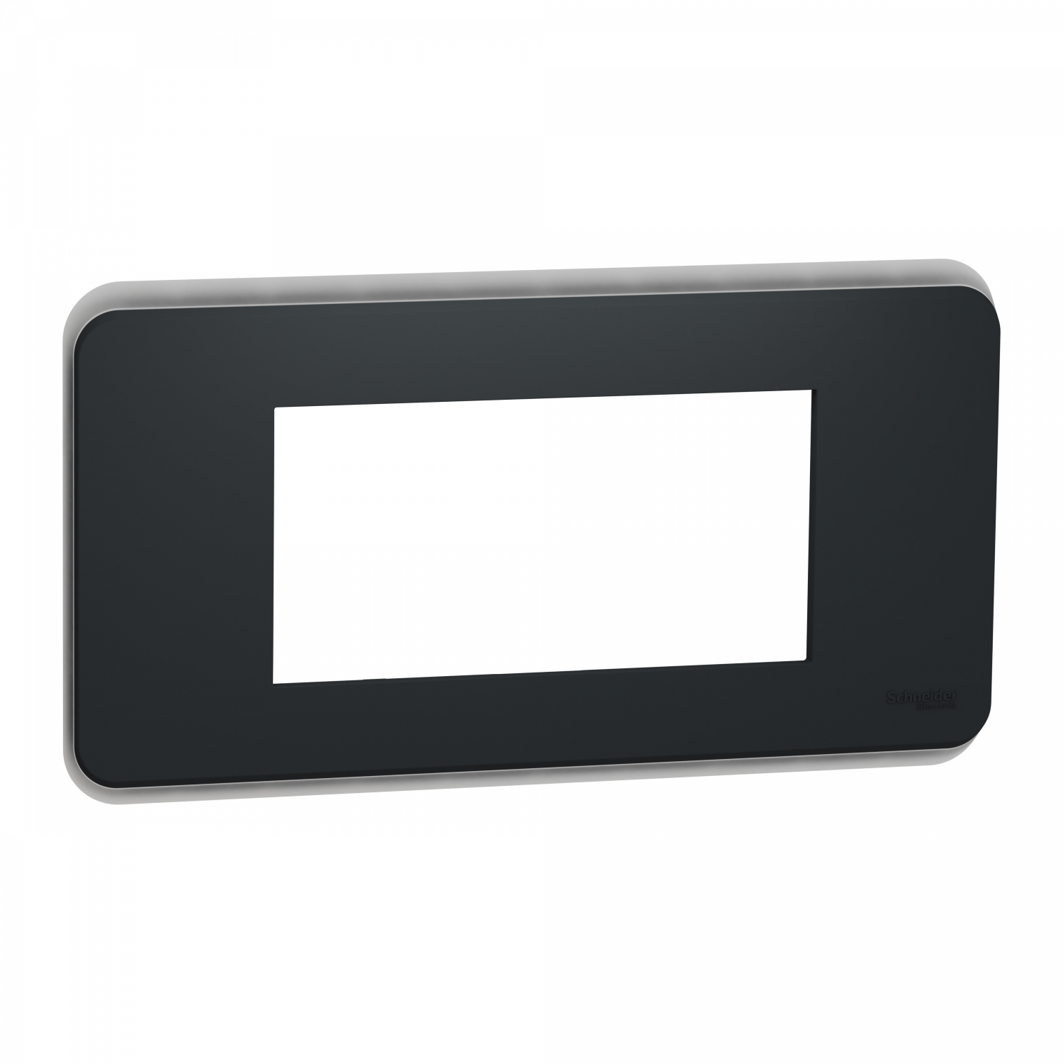 Unica Pro - plaque de finition - Anthracite - 4 modules